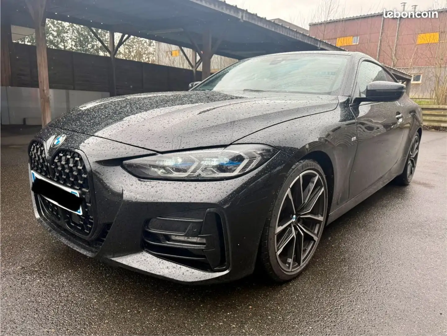 BMW 420 coupé 420da 190ch m sport mild hybride Noir - 1