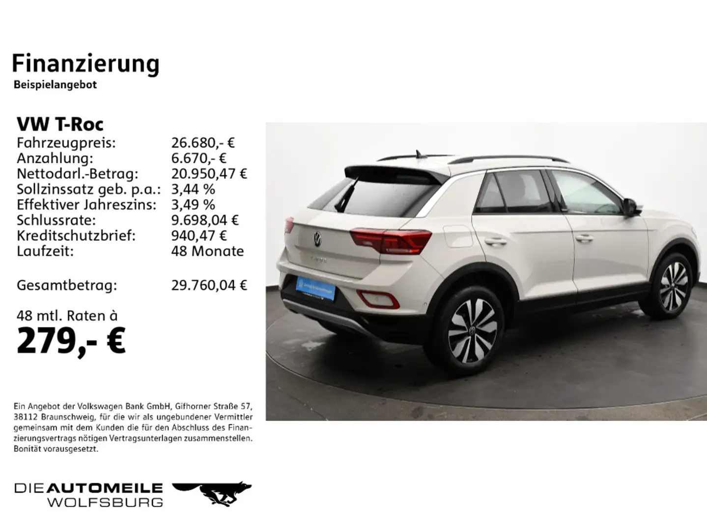 Volkswagen T-Roc 1.5 TSI DSG Move Standhzg/App-Connect/LED Grau - 2
