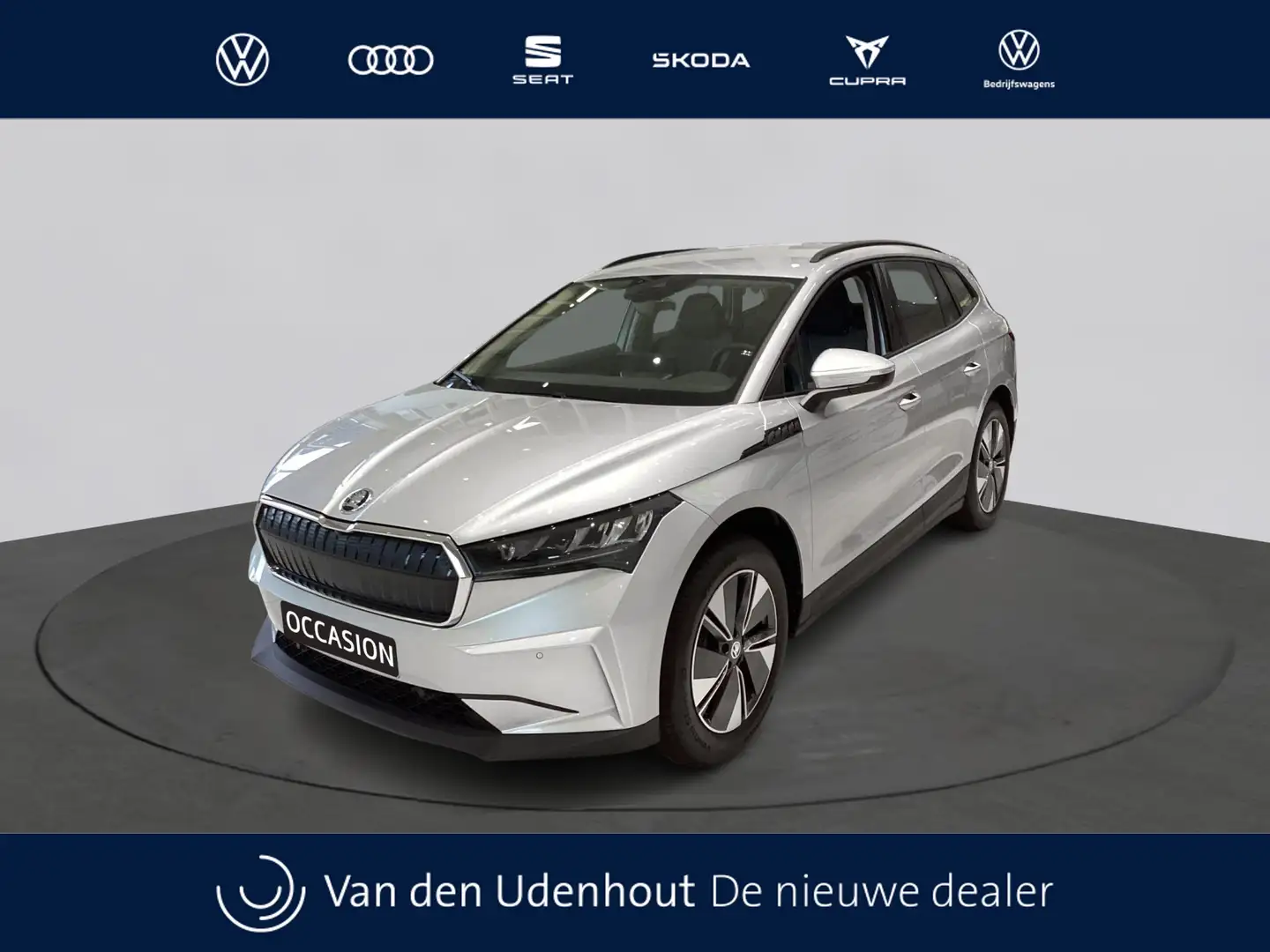 Skoda Enyaq 132 kW / 180 pk SUV Zilver - 1