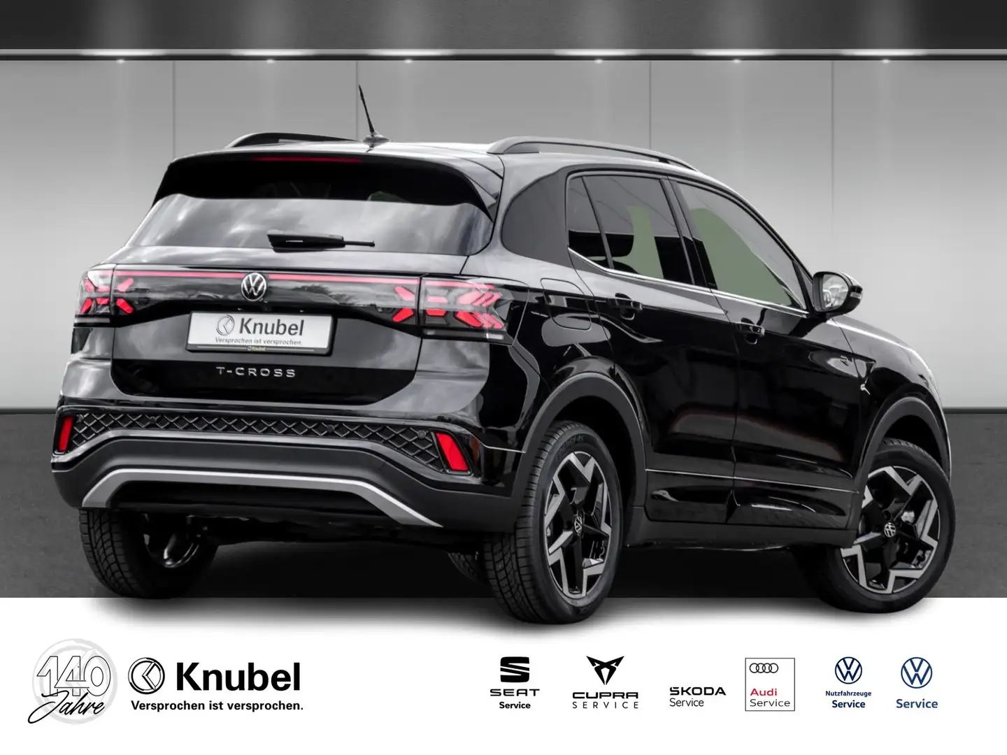 Volkswagen T-Cross R-Line 1.5 TSI DSG/IQ.LIGHT/NAVI/AHK/ACC Noir - 2