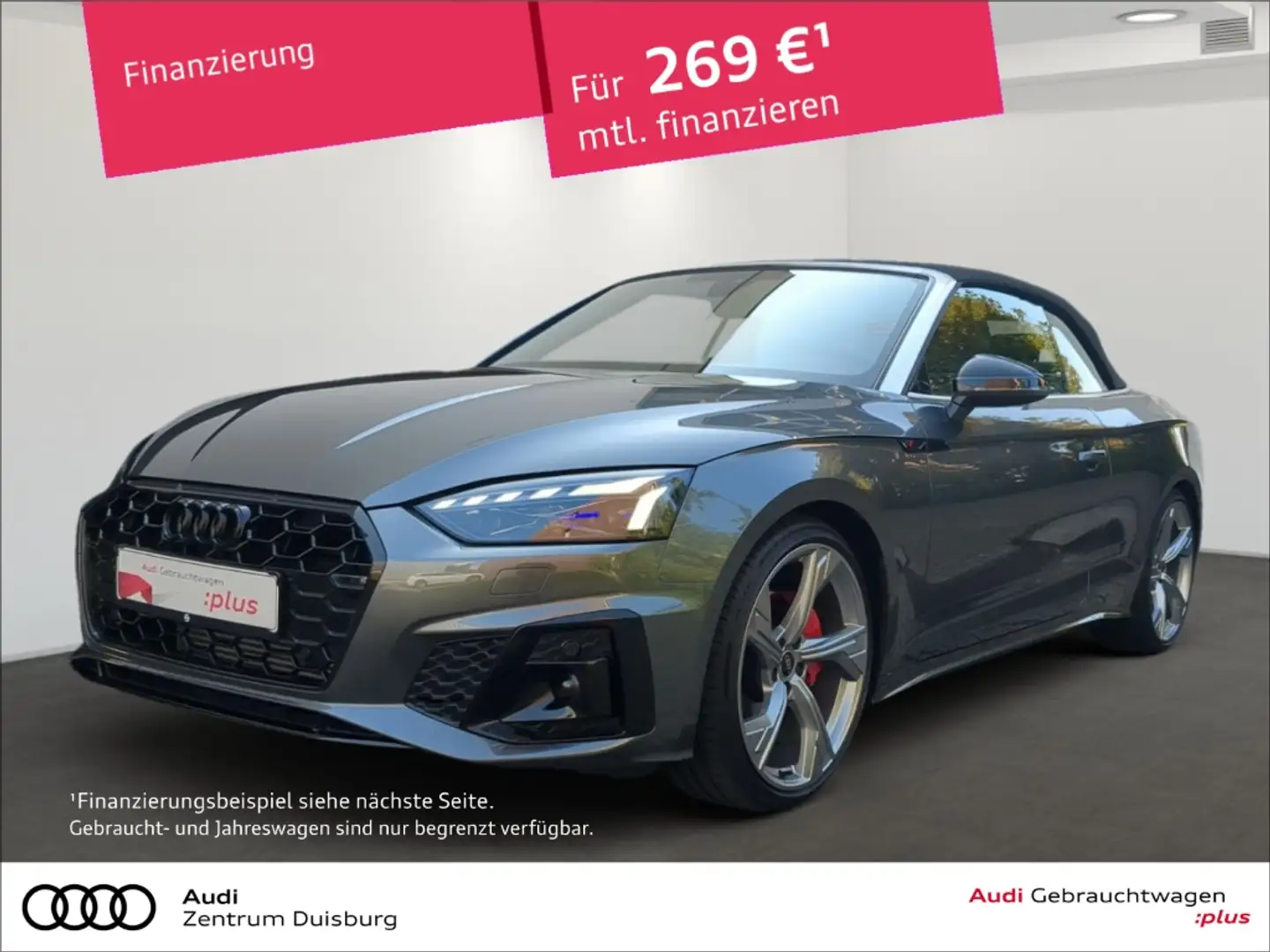 Audi A5 Cabriolet 40 TFSI S line sofort verfügbar! Grau - 1