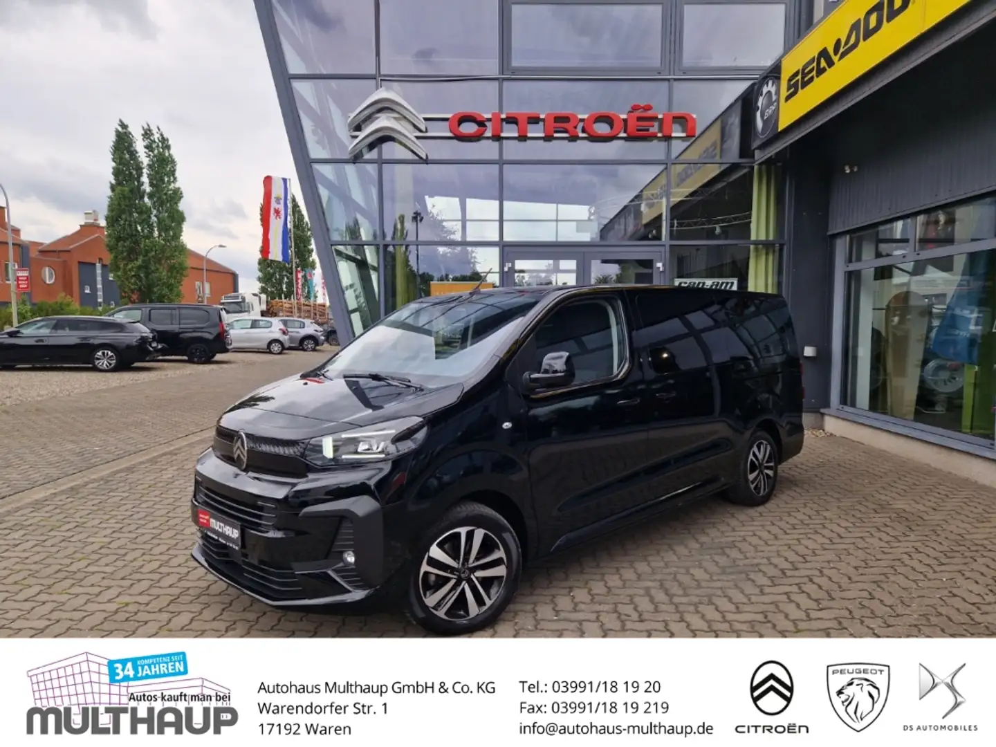 Citroen Spacetourer Plus XL 2.0 BlueHDi 180 FAP EAT8 Zwart - 1