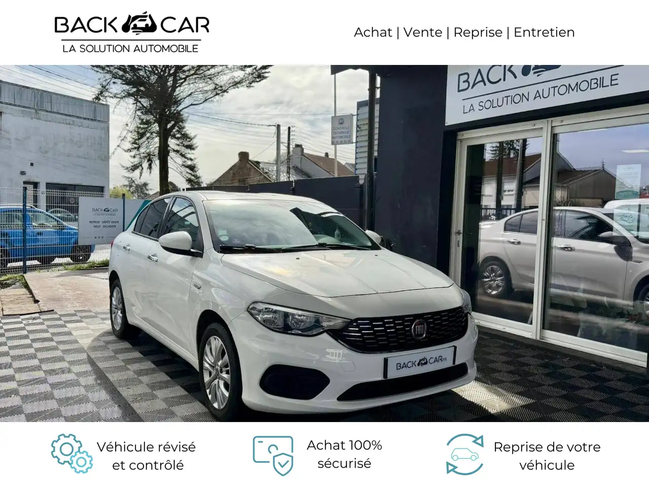 Fiat Tipo 1.4 95 ch Easy - 5P / 1er MAIN / ENTRETI