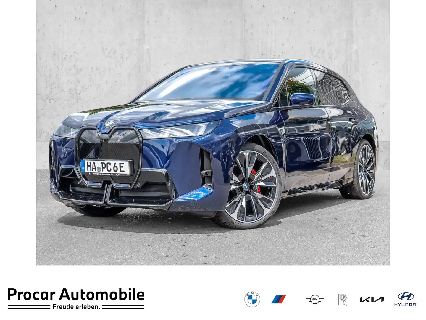 BMW iX xDrive60 M Sport Pro DAB Aktivlenkung LED Синій - 1
