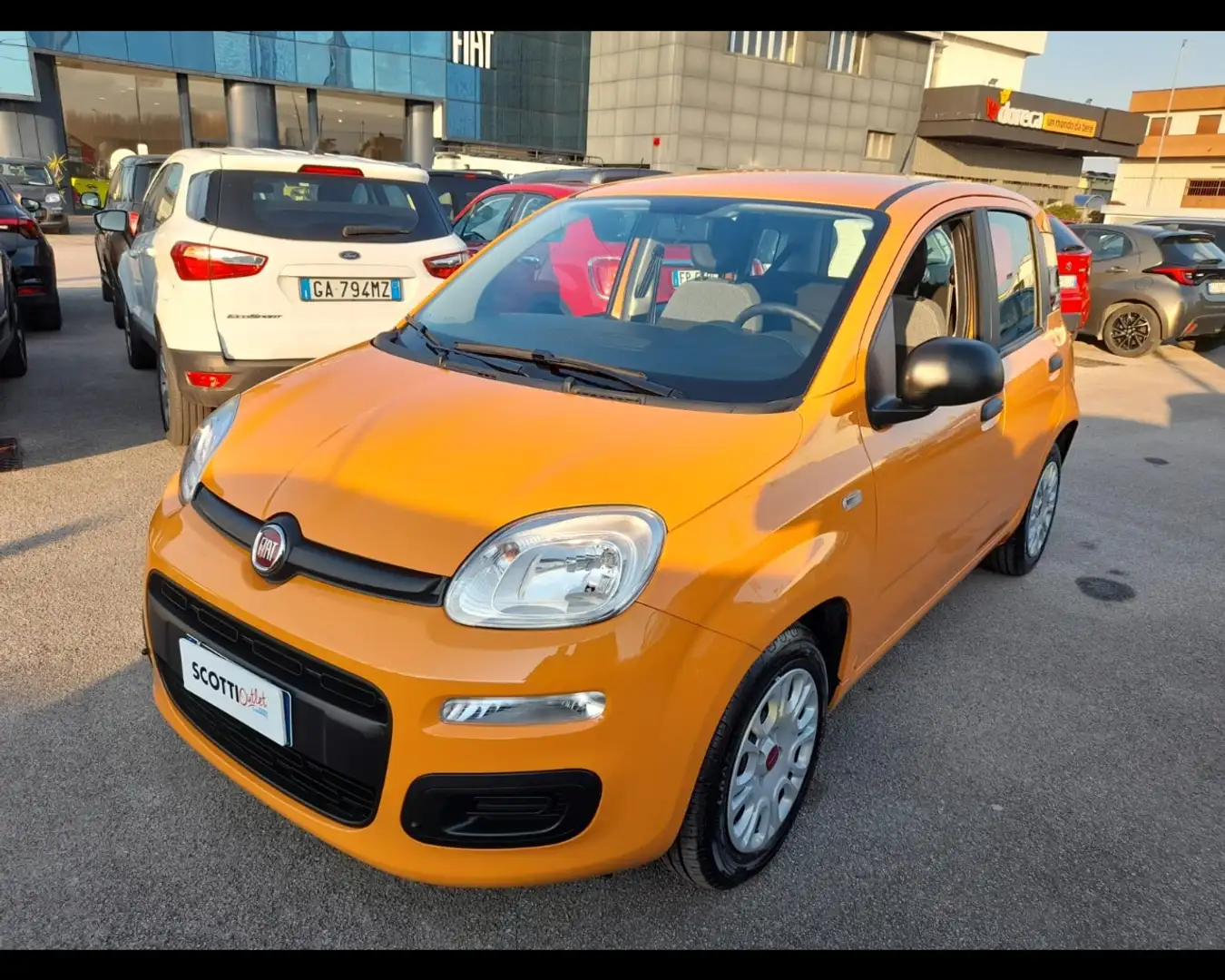 Fiat New Panda 1.0 FireFly Hybrid Pomarańczowy - 1