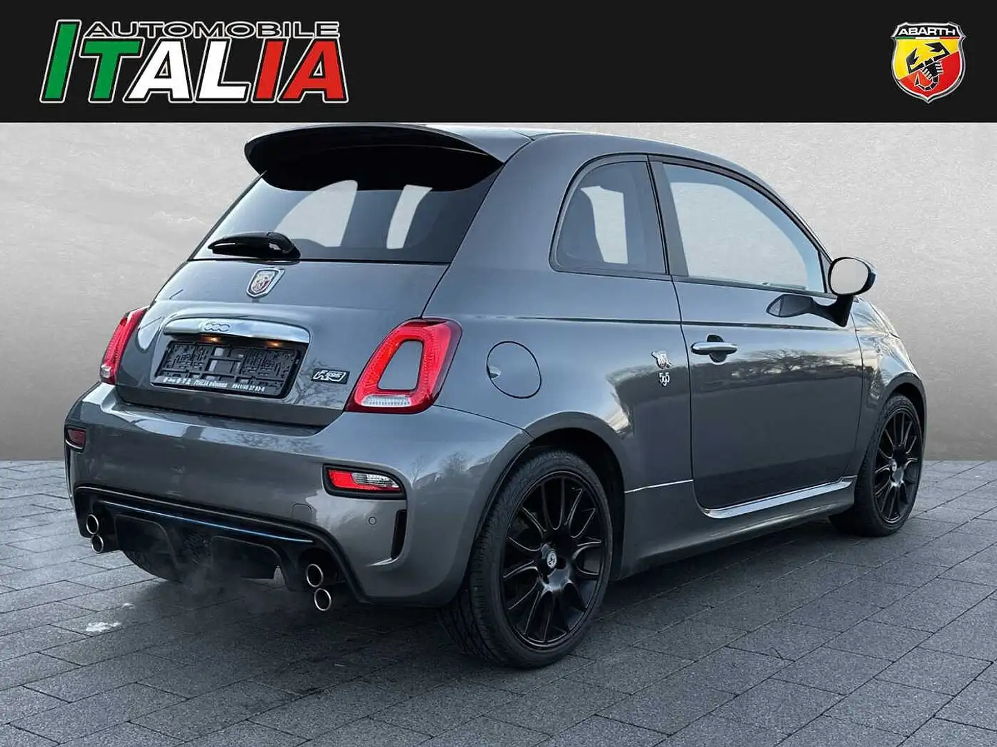 Abarth 595 F595 *Record Monza Auspuff*Sondermodell* Grau - 2