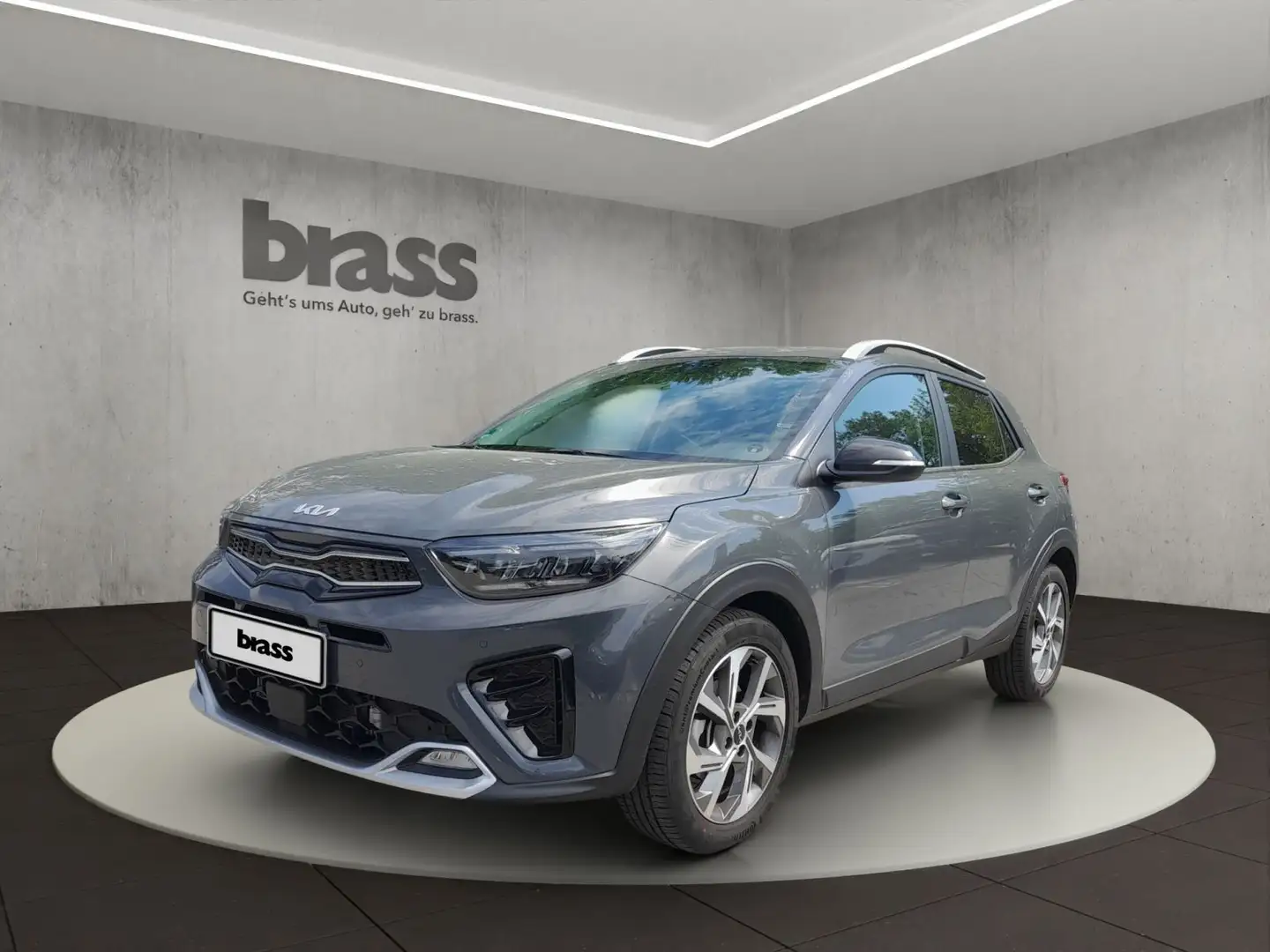 Kia Stonic 1.0 T-GDI GT Line Tech Paket Glasdach Grau - 1