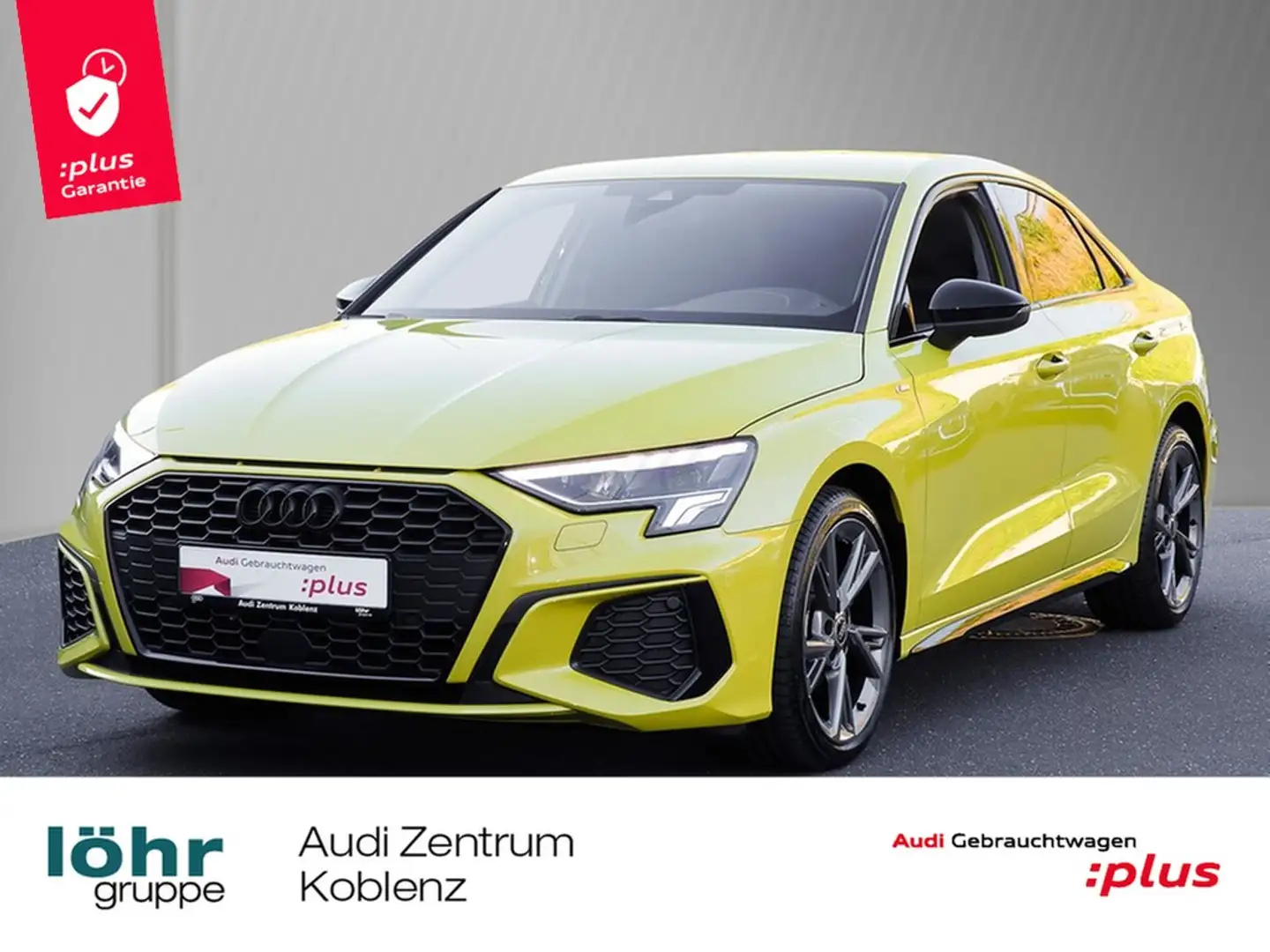 Audi A3 Limousine 30 TFSI S line AHK GRA Navi LED ASL Jaune - 1