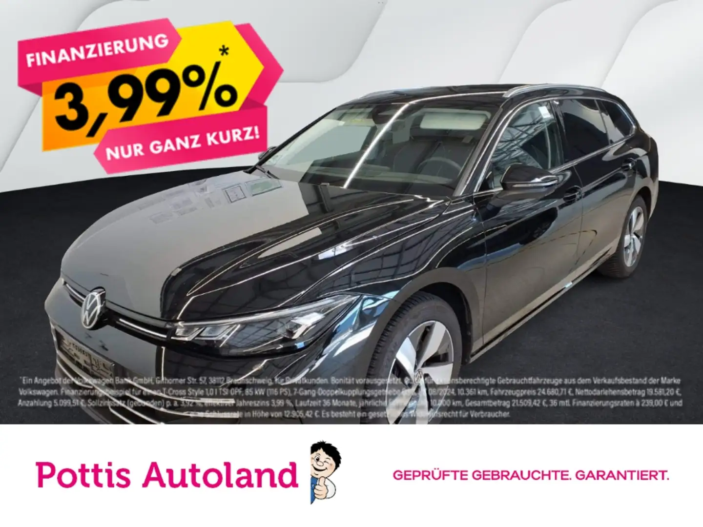 Volkswagen Passat Variant 1.5 eTSI DSG BUSINESS NAVI KAMERA AHK KLIMA Schwarz - 1
