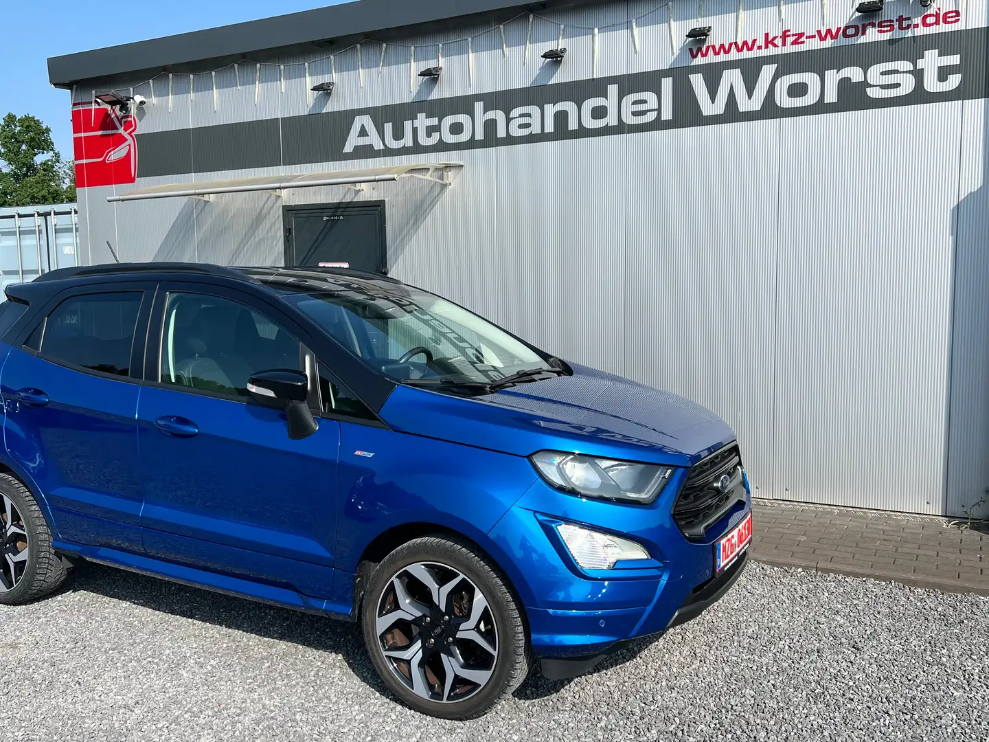 Ford EcoSport ST-Line-18 Zoll-Unfallfrei-Top Zustand Bleu - 1