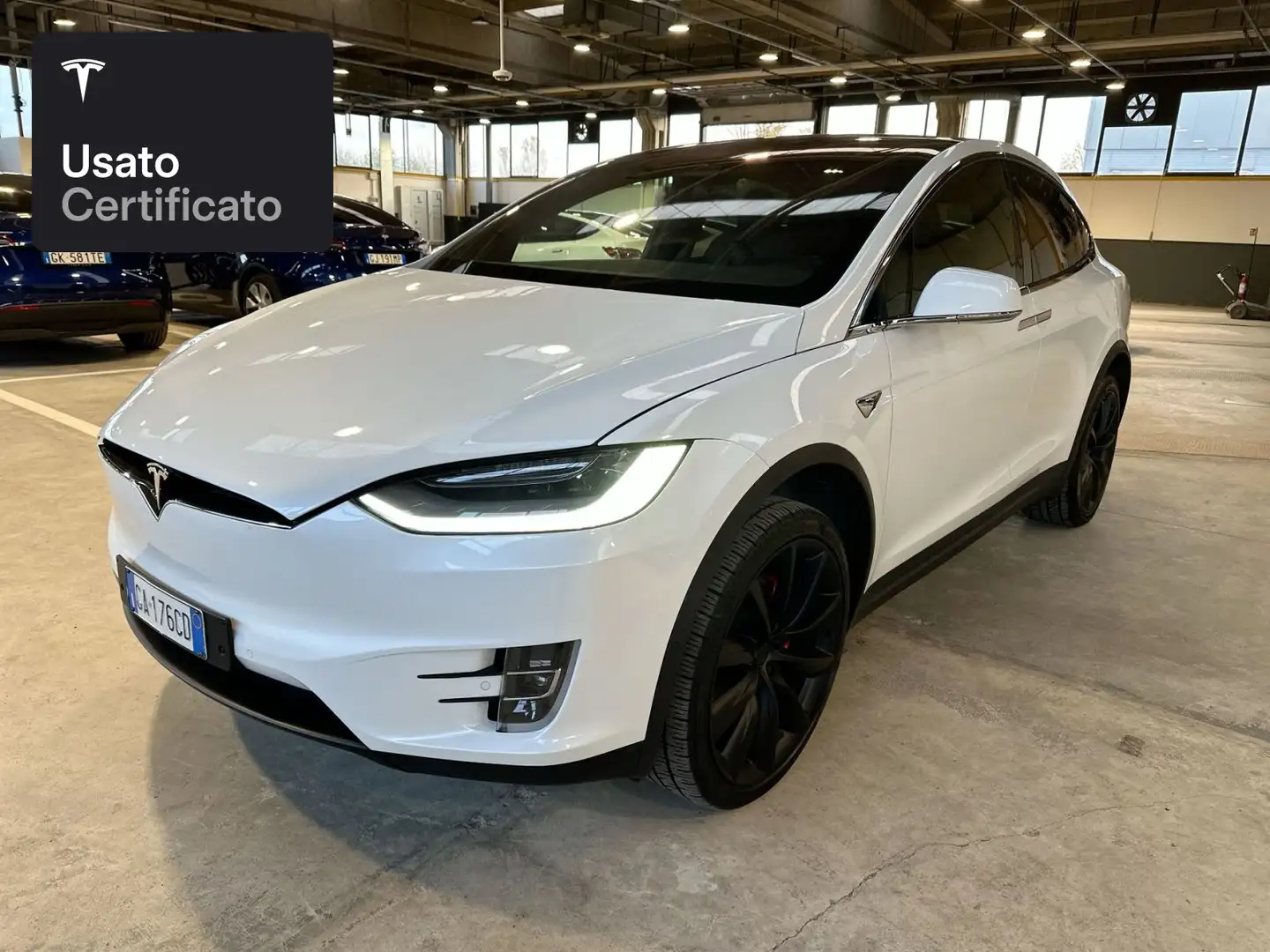 Tesla Model X Ludicrous Blanc - 2