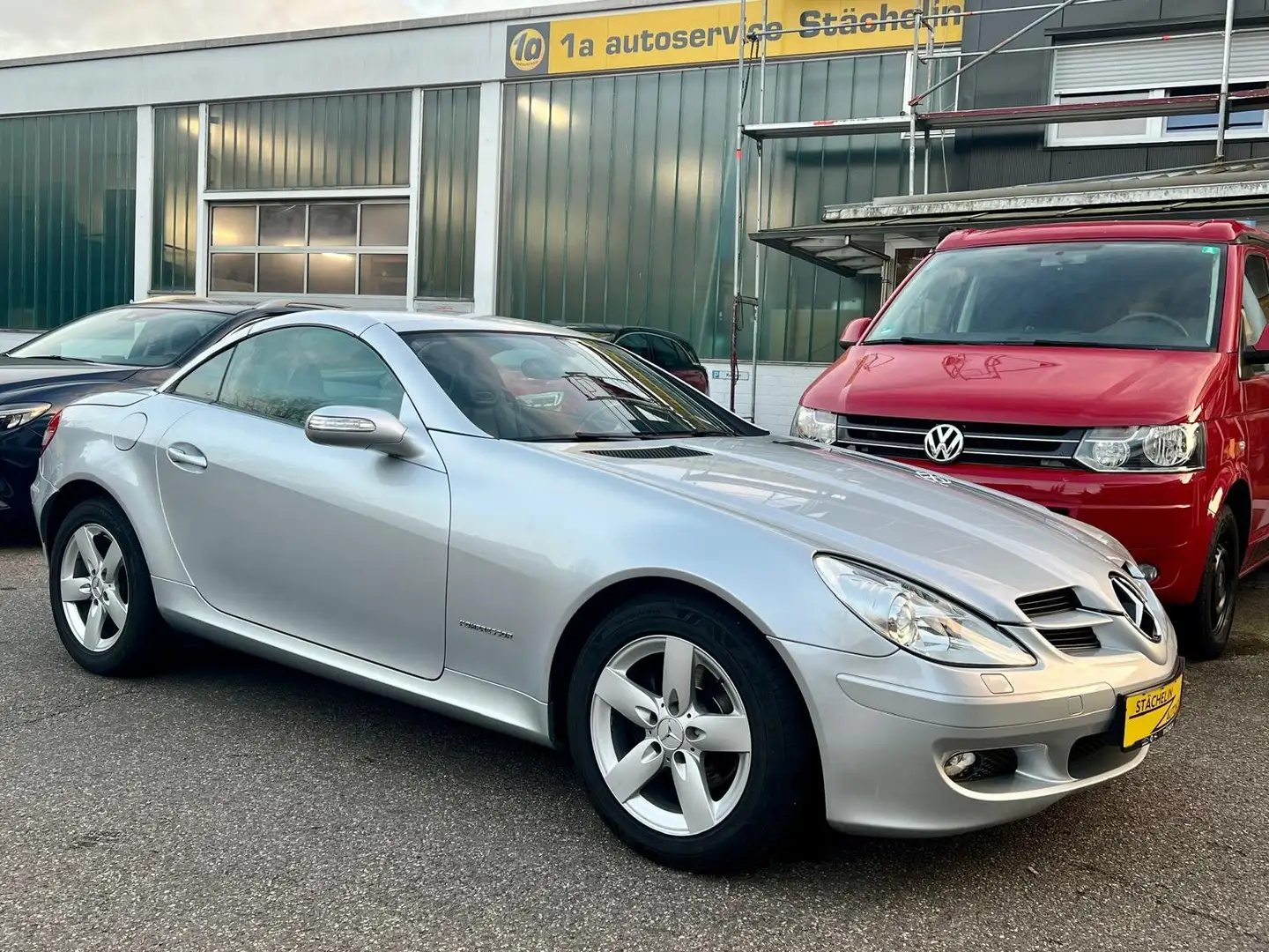 Mercedes-Benz SLK 200 SLK 200 Kompressor Roadster,LEDER,SHZ,2.HAND Ezüst - 2
