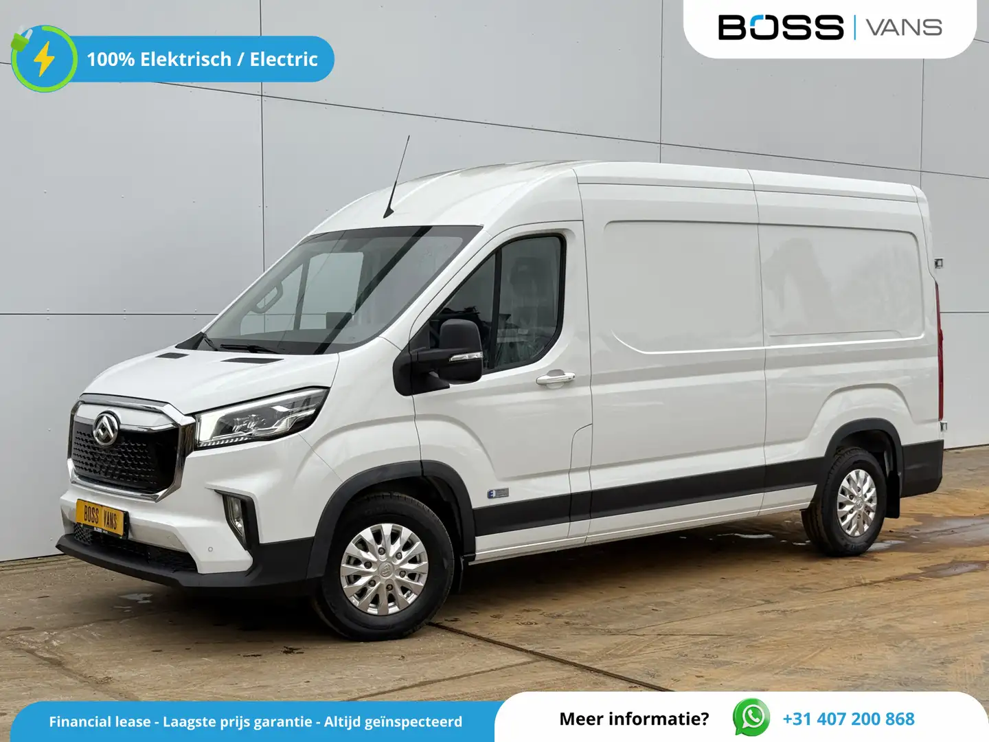 Maxus eDeliver 9 72kWh ALL-IN PRIJS 280km WLTP L3H2 204PK Snelladen Blanco - 1