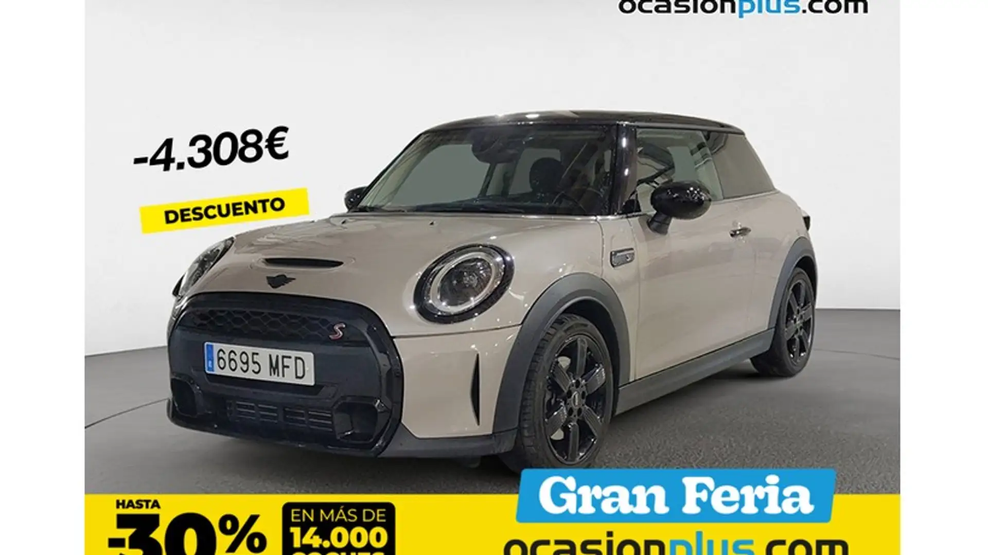 MINI Cooper S Aut. Gris - 1