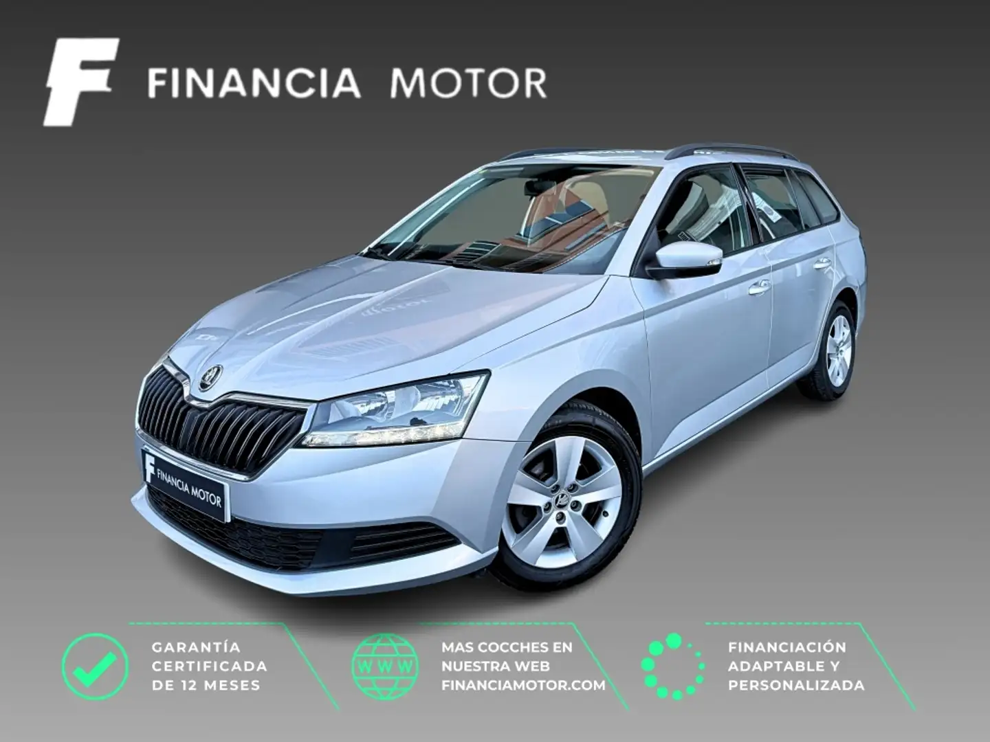 Skoda Fabia Combi 1.0 TSI Active 70kW Stříbrná - 1