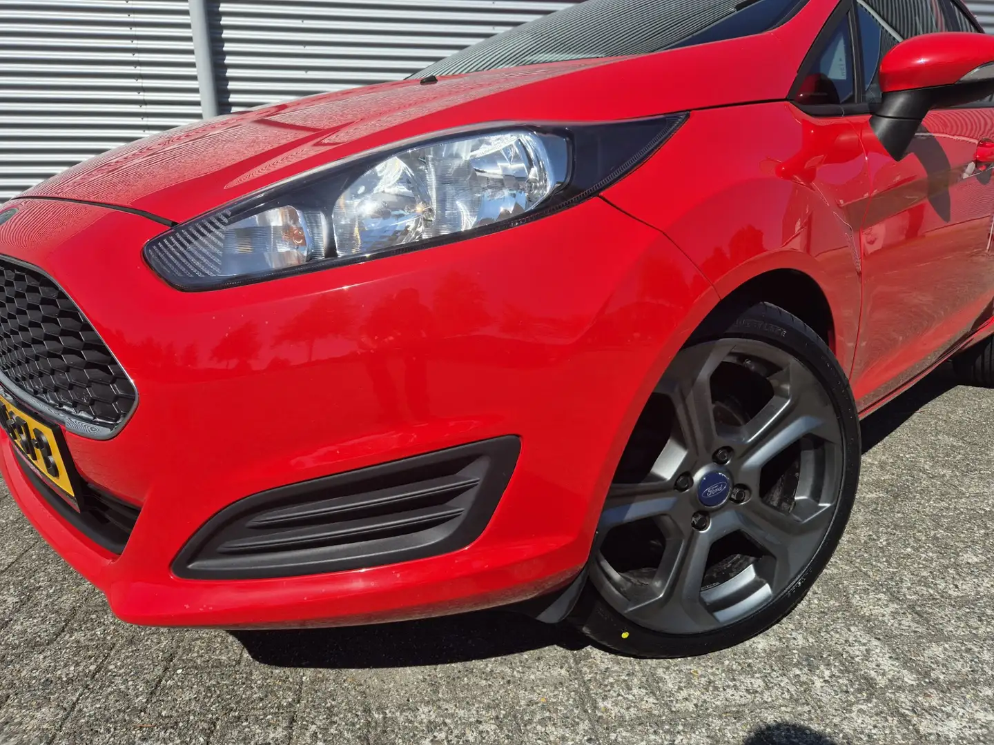 Ford Fiesta 1.25 ,nw distrubitie riem,airco,stoelverwarming, Rood - 2