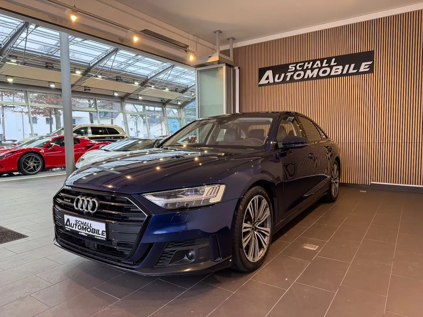 Audi A8 60 TDI quattro S-LINE/MATRIX/HUD/B&O/PANO/360 Azul - 1