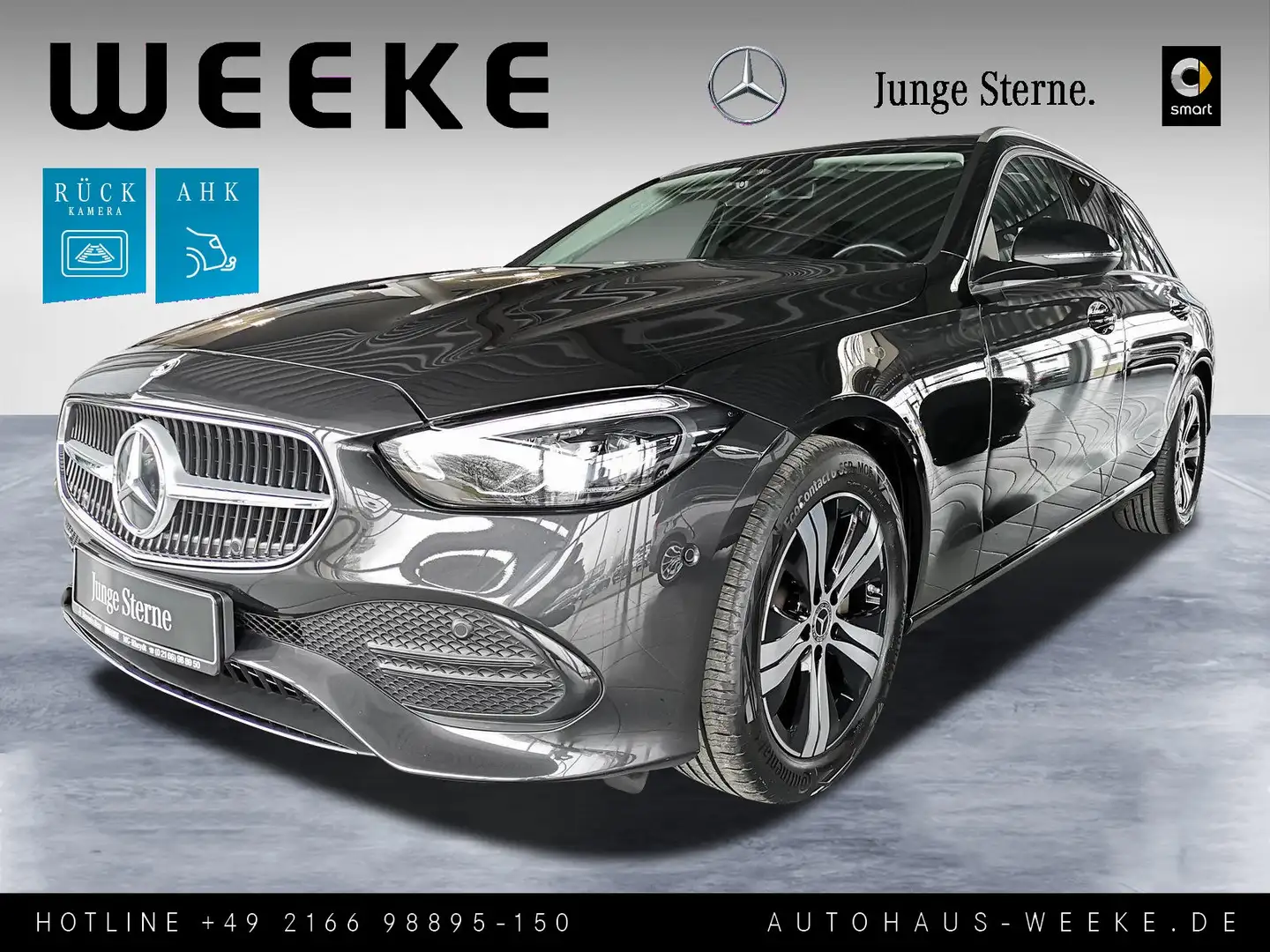 Mercedes-Benz C 180 T Avantgarde ANHÄNGEKUPPLUNG+ASSITENZ+KAME Grau - 1
