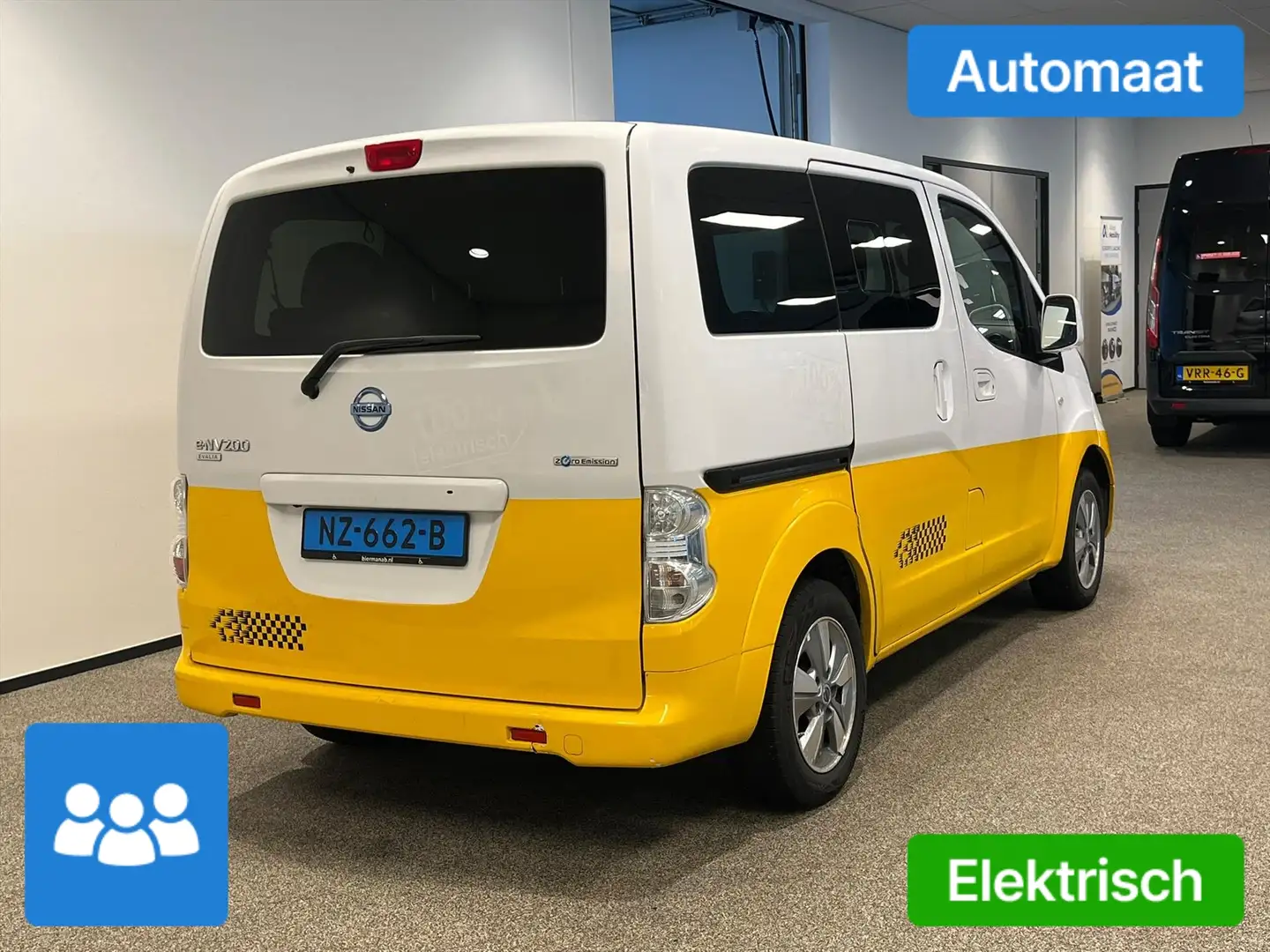 Nissan NV200 Evalia 7 Pers. TAXI / Groepsvervoer Elektrisch (24 Blanc - 2