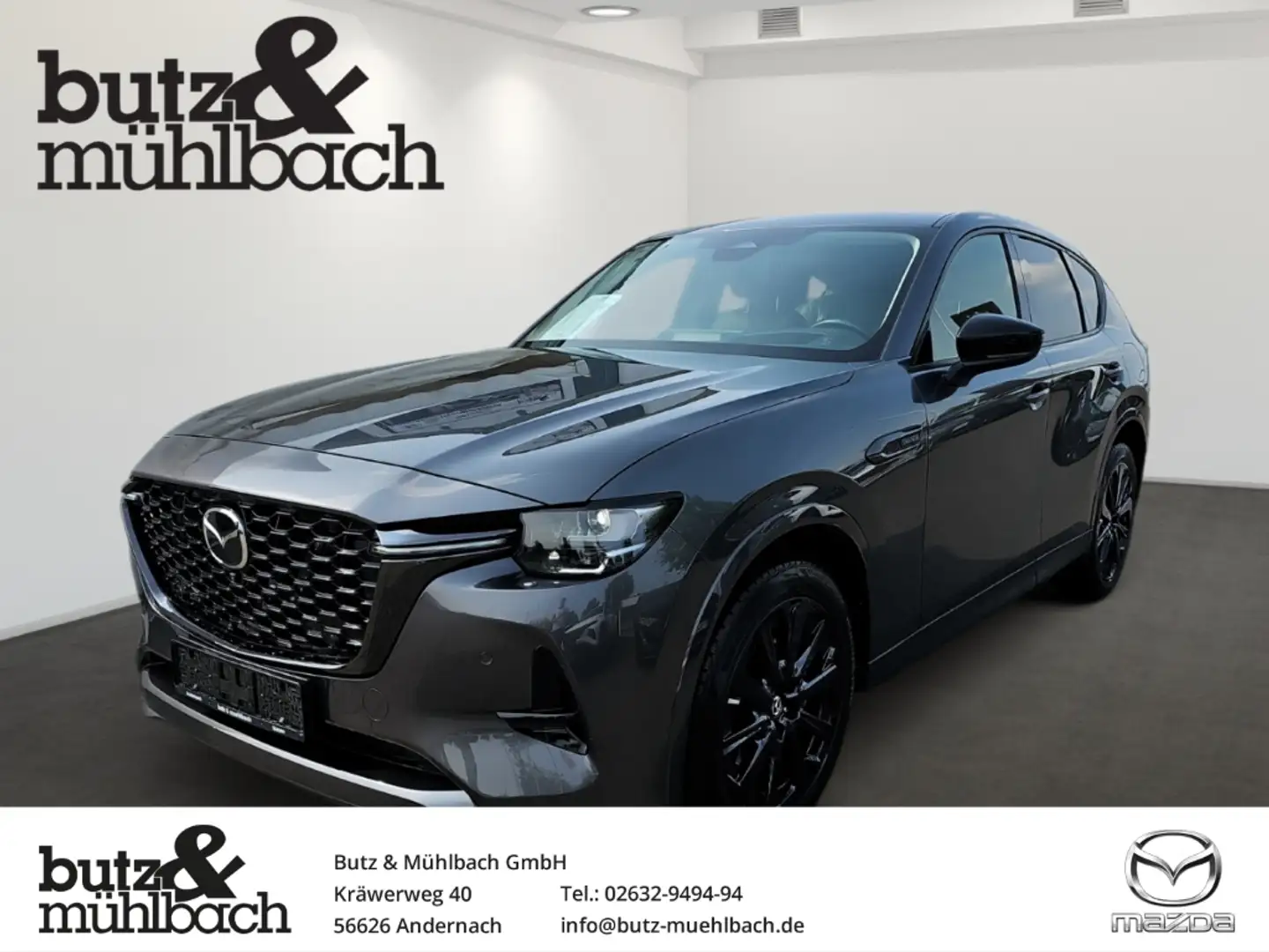 Mazda CX-60 Homura AWD 3.3 e-SKYACTIV-D 254 M-Hybrid EU6d Gris - 1