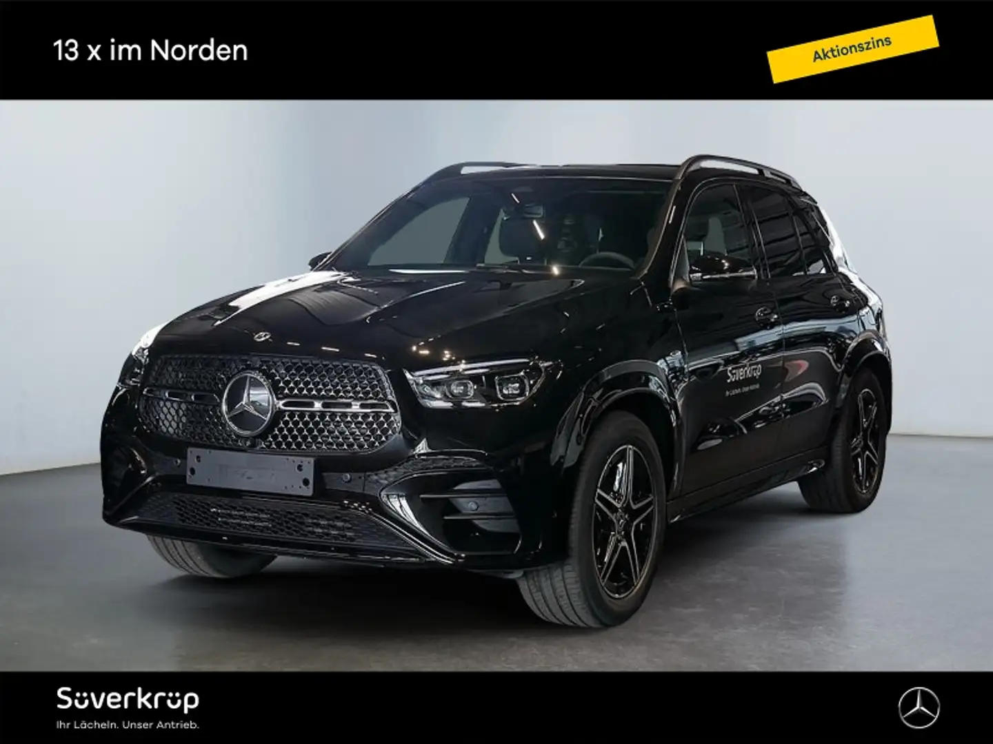 Mercedes-Benz GLE 350 de 4M AMG BURM NIGHT WIDE MEMO MULTI 360 Schwarz - 1