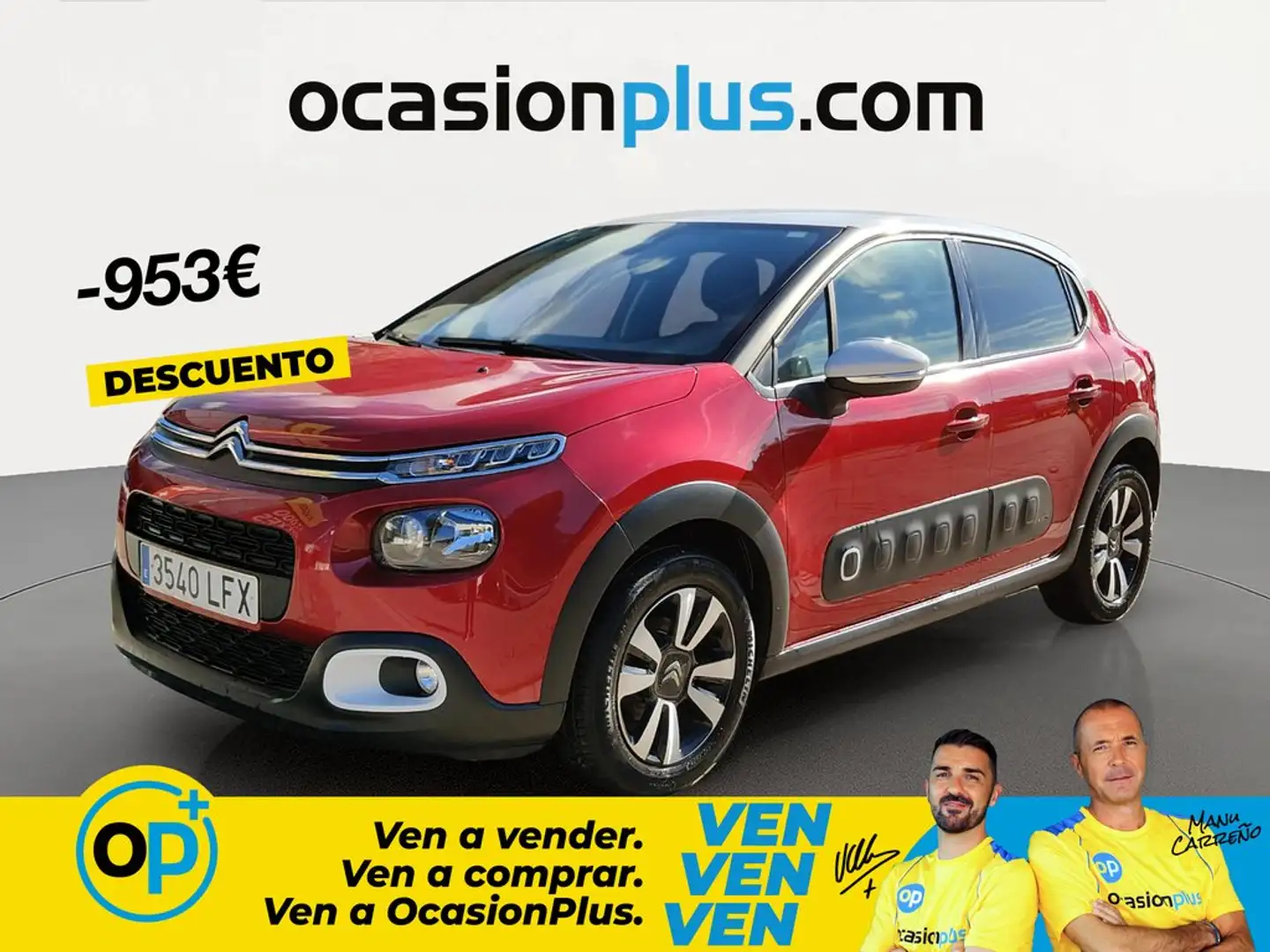 Citroen C3 1.2 PureTech S&S Shine 83 Rojo - 1