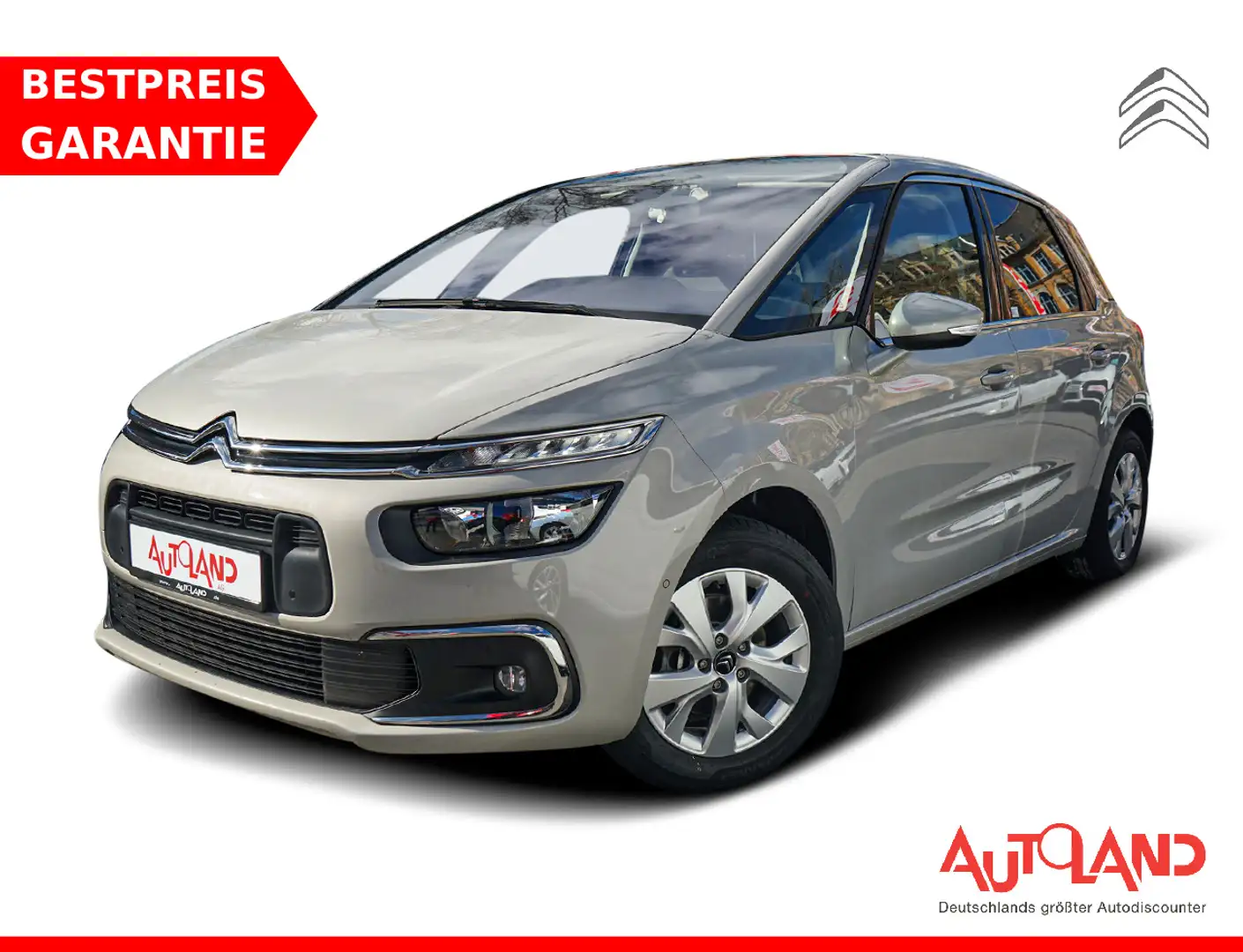 Citroen C4 Spacetourer 1.2 Navi Totwinkel Kamera DAB PDC Grau - 1