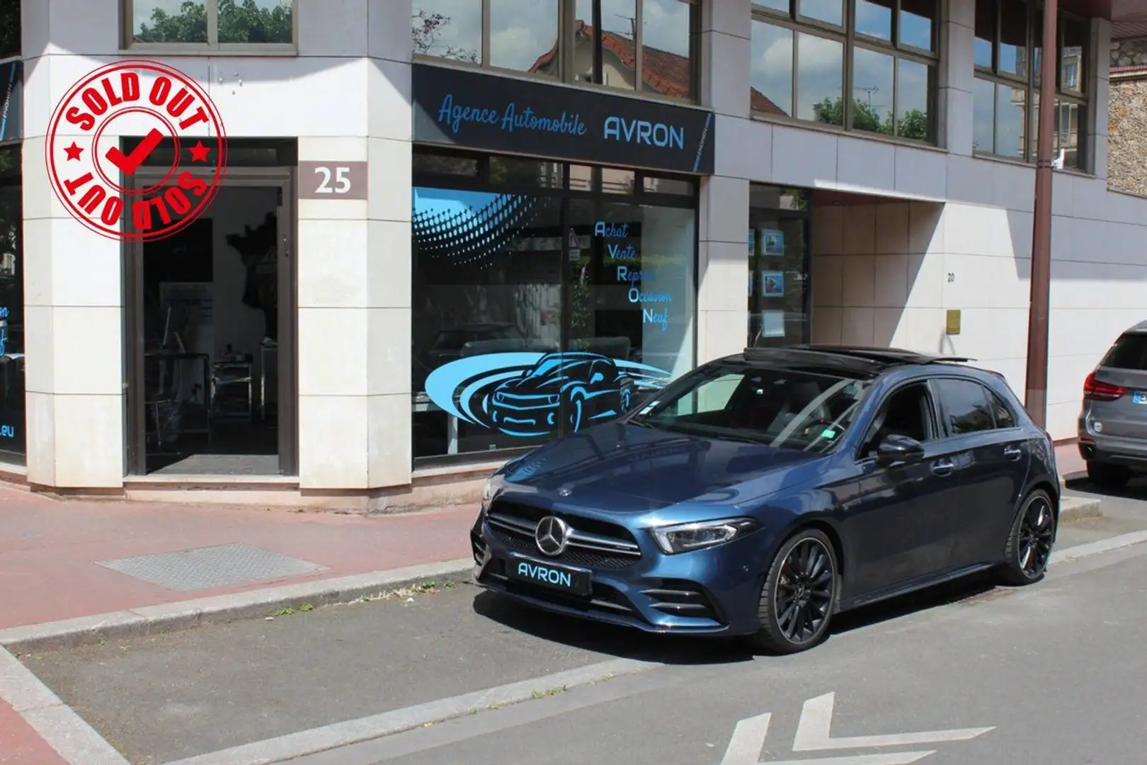 Mercedes-Benz A 35 AMG IV 35 AMG 306 CV 4MATIC 7G-DCT Toit Ouvrant/ Burnm Bleu - 1