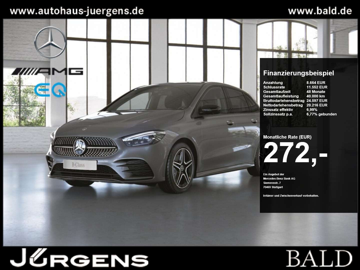 Mercedes-Benz B 250 nuo 478 €/ mėn Benzinas/Elektra 2022m. Kita Automatinė