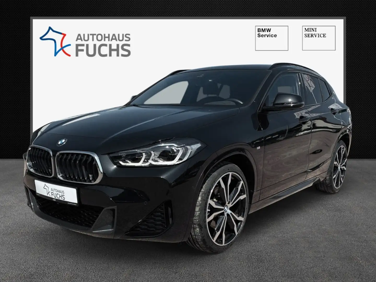 BMW X2 xDrive20d M Sport 20'' RFK Sitzheizung Navi LED El Schwarz - 1