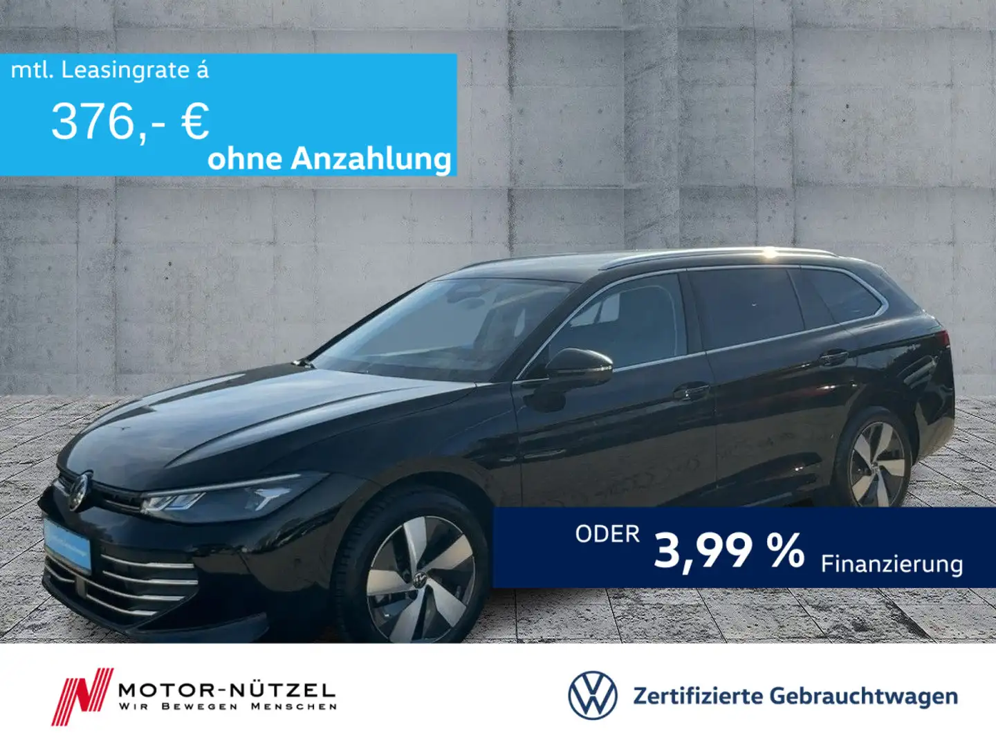 Volkswagen Passat Variant 2.0 TDI DSG BUSINESS LED+NAVI+AHK Schwarz - 1