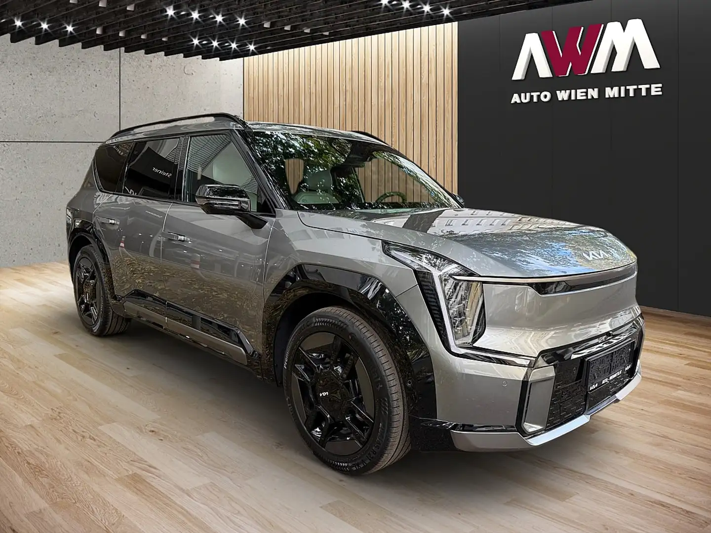 Kia EV9 AWD 99.8kWh GT-Line Aut.| AUTO WIEN MITTE Grau - 2