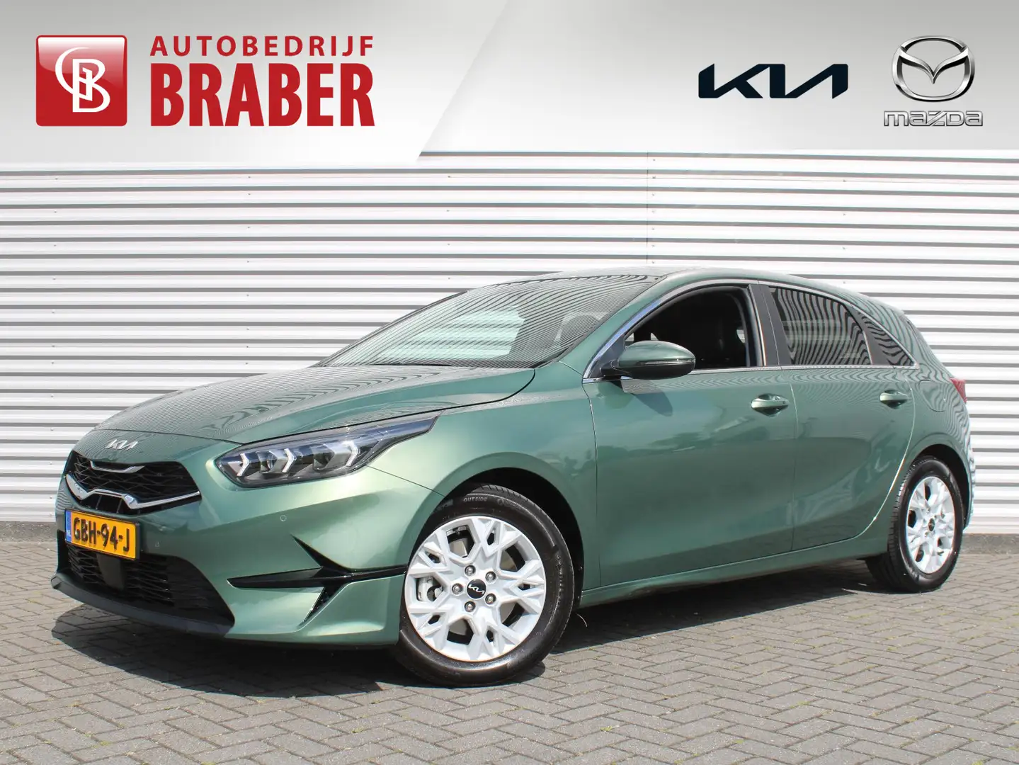 Kia Ceed / cee'd 1.0 T-GDi DynamicPlusLine | Stuur-/stoelverwarming Groen - 1