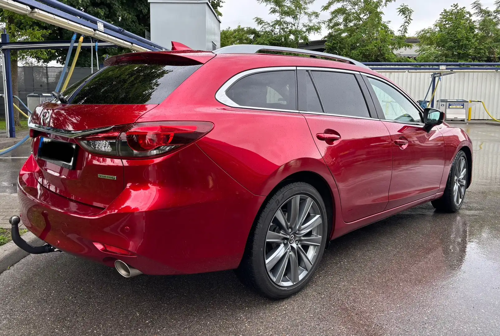 Mazda 6 165PS Exclusive-Line 8x bereift viel Zubehör Rot - 2