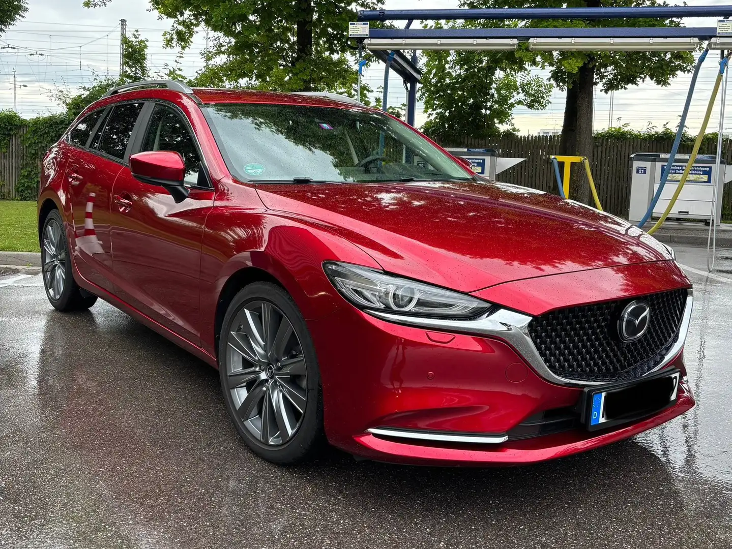 Mazda 6 165PS Exclusive-Line 8x bereift viel Zubehör Rot - 1