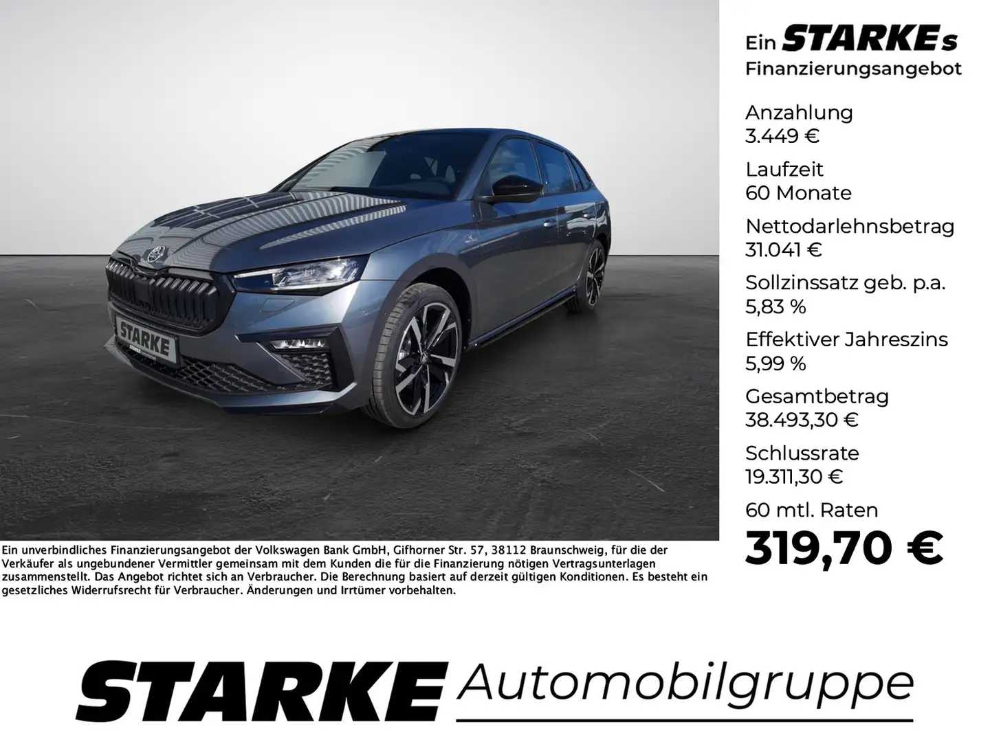 Skoda Scala 1.5 TSI DSG Monte Carlo Grijs - 1