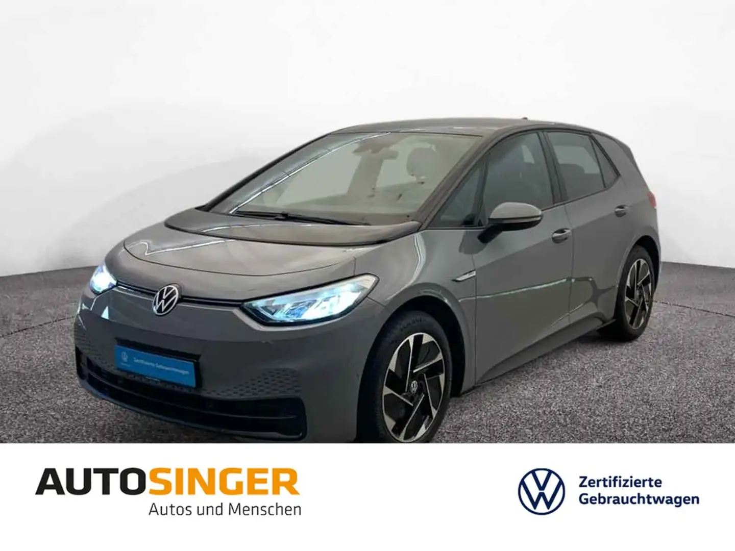 Volkswagen ID.3 Pro Performance *LED*R-CAM*NAVI*ACC*SHZ*18" Gris - 1
