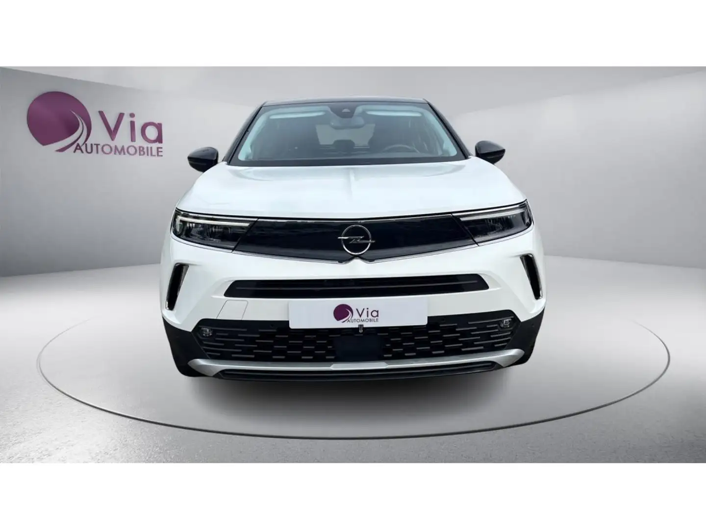 Opel Mokka E 136 Elegance Business - VOLANT CHAUFFANT /SIEGES CHAUFFANTS CUIR / CAMERA Blanc - 2