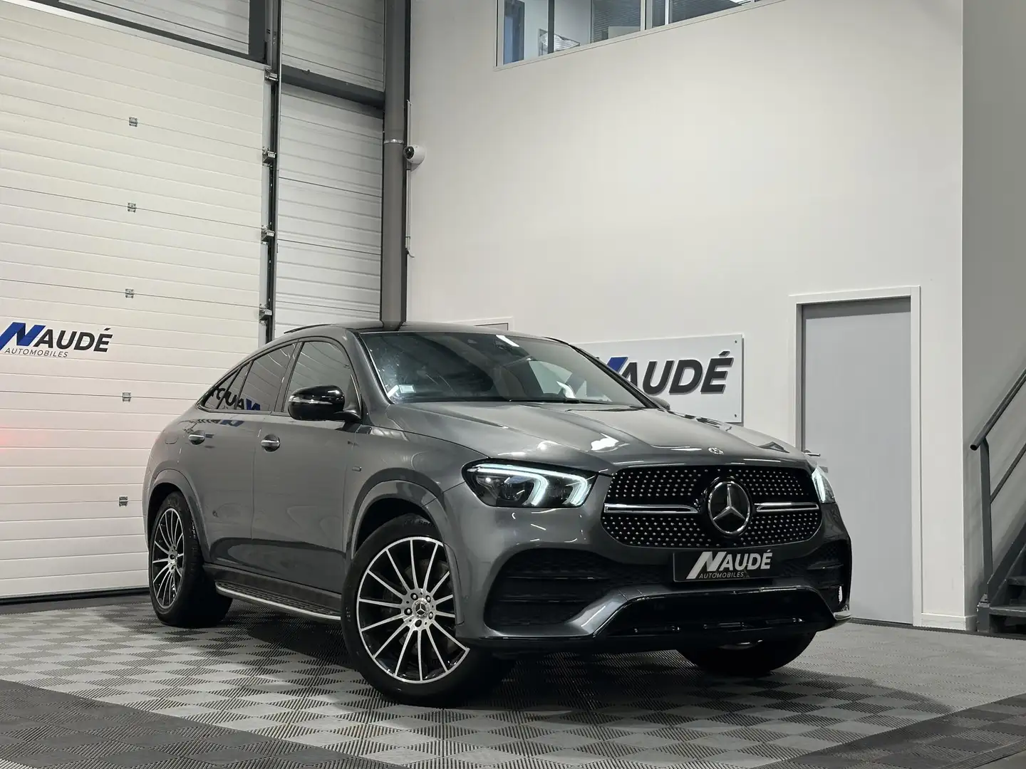 Mercedes-Benz GLE 350 350de 320 ch 9G-Tronic 4Matic AMG Line Gris - 1