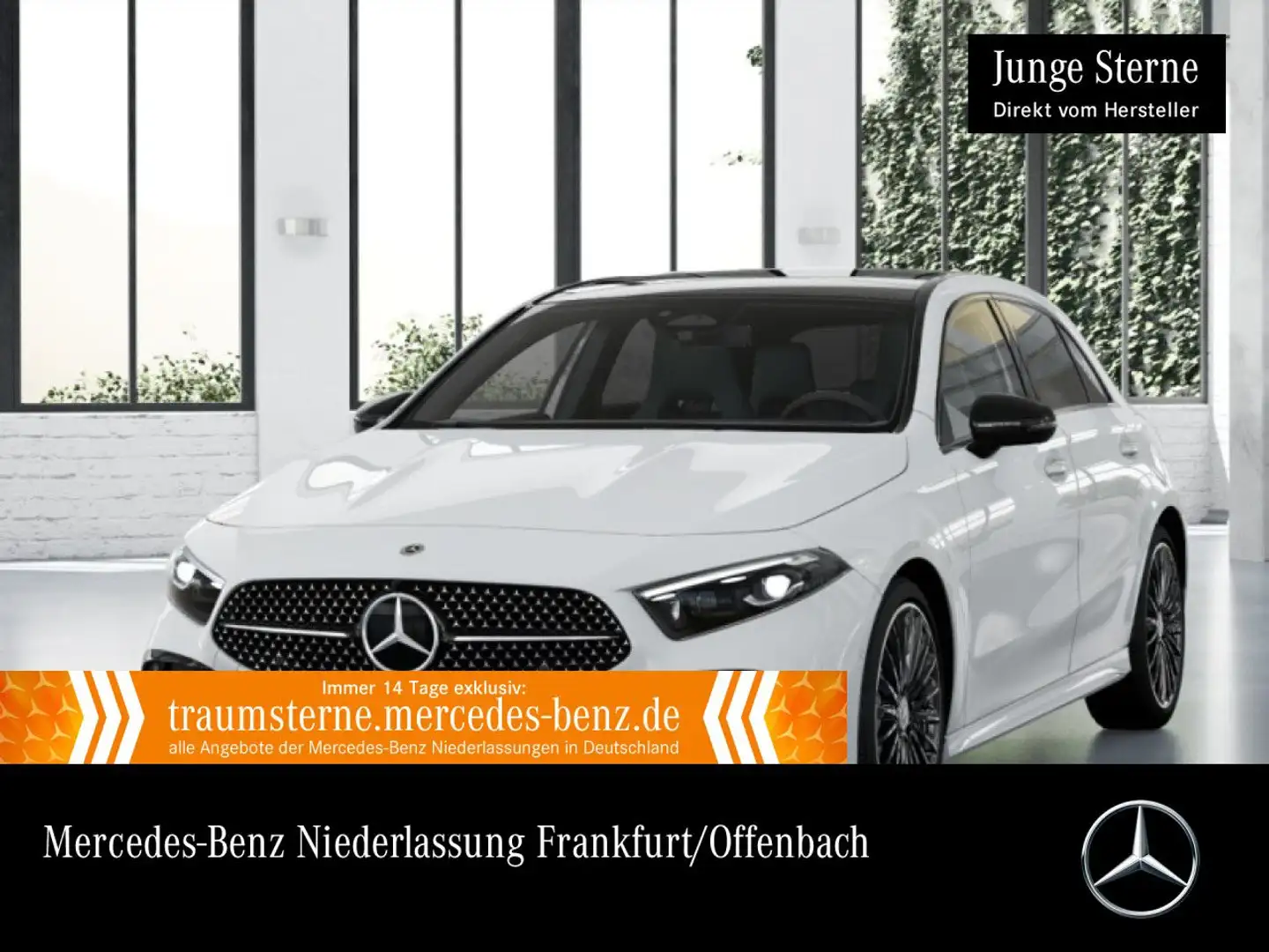 Mercedes-Benz A 250 4M AMG+NIGHT+PANO+MULTIBEAM+KAMERA+TOTW+8G Weiß - 1