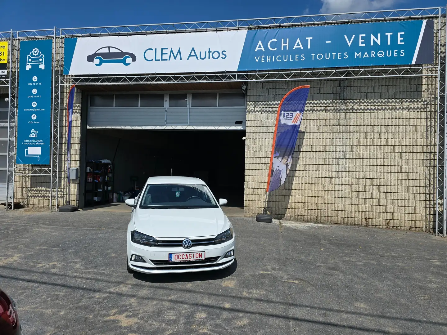 Volkswagen Polo 1.0 TSi Highline OPF Bianco - 1