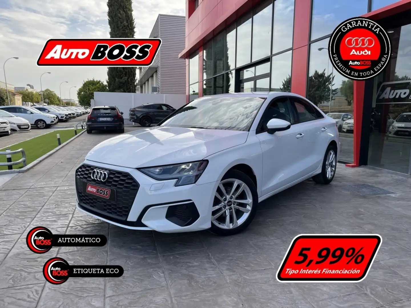 Audi A3 Sedán 30 TFSI S line S tronic Blanco - 1