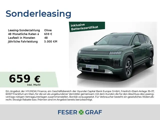 Hyundai IONIQ 9 NAVI LED SHZ LHZ 7-SITZE 800VOLT CARPLAY