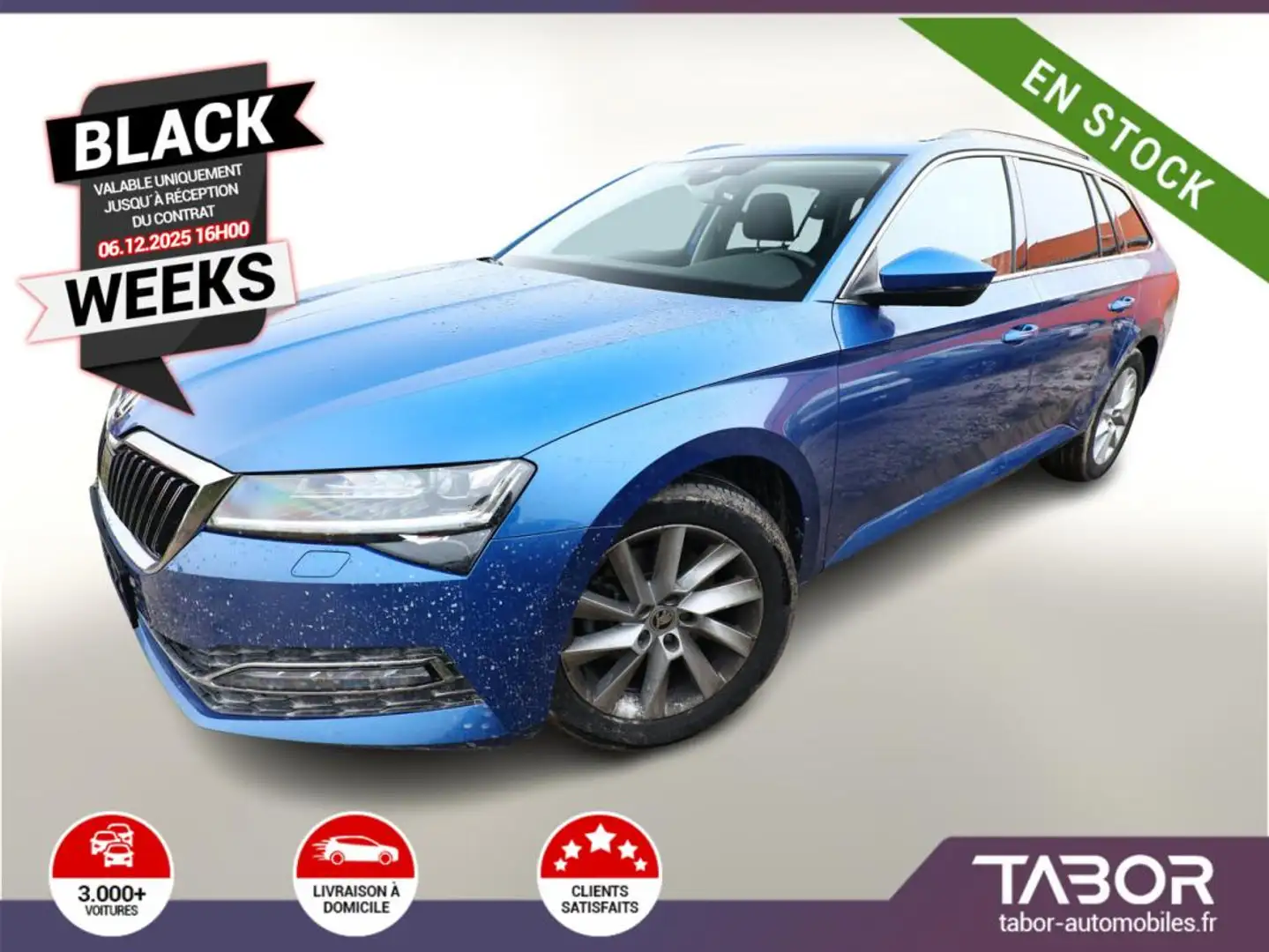 Skoda Superb Combi TSI 150 DSG Style Matrix GPS Bleu - 1