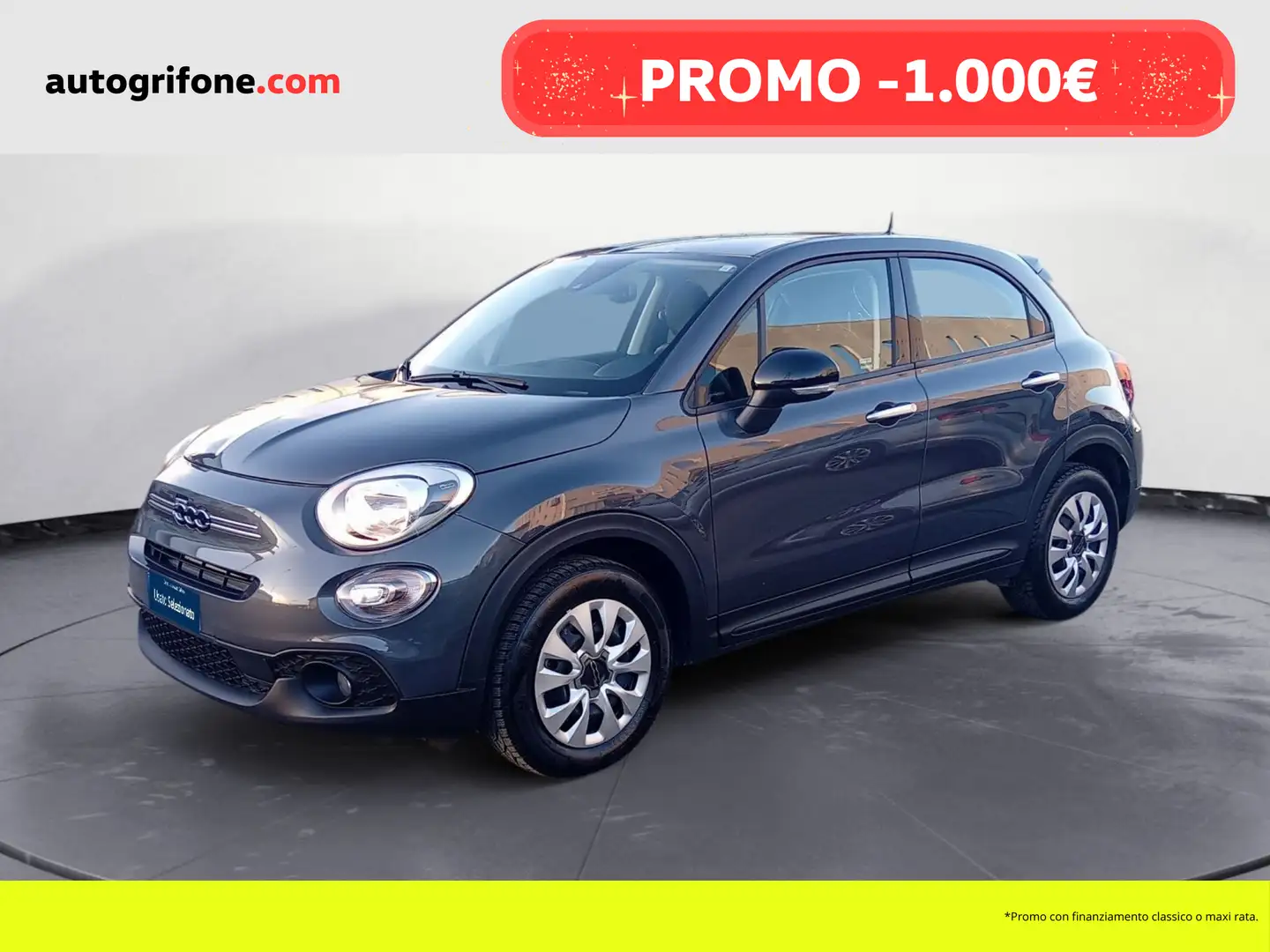 Fiat 500X 500X 1.5 T4 Hybrid 130 CV DCT Grau - 1