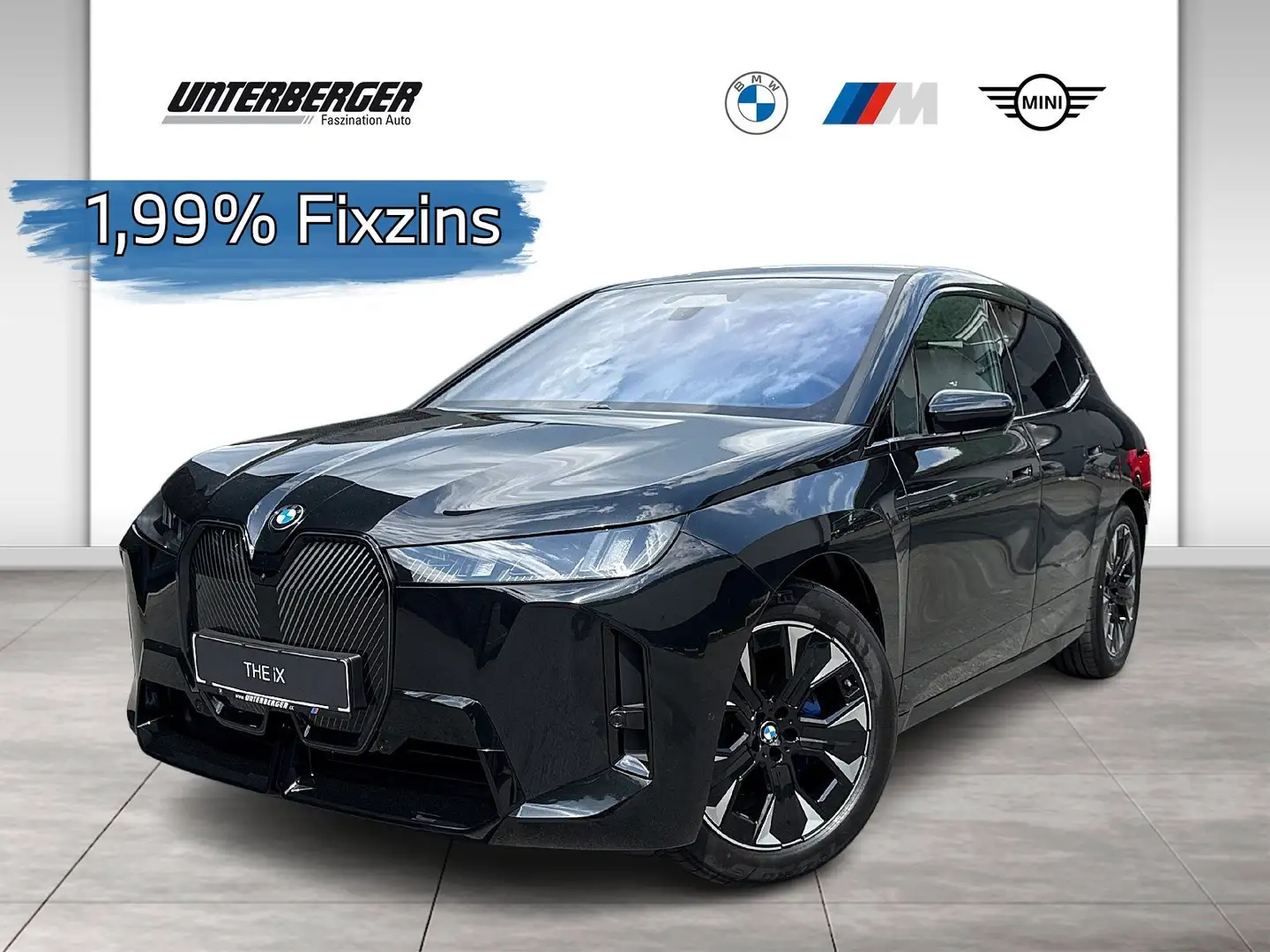 BMW iX xDrive45 Sportpaket | AHK | Integral Lenkung | Inn Schwarz - 1