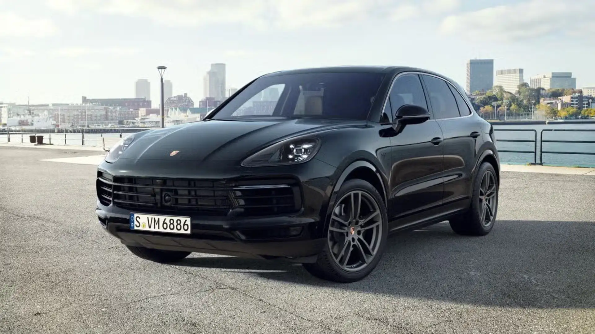 Porsche Cayenne E-Hybrid Panoramadach Sportabgasanlage Zwart - 1