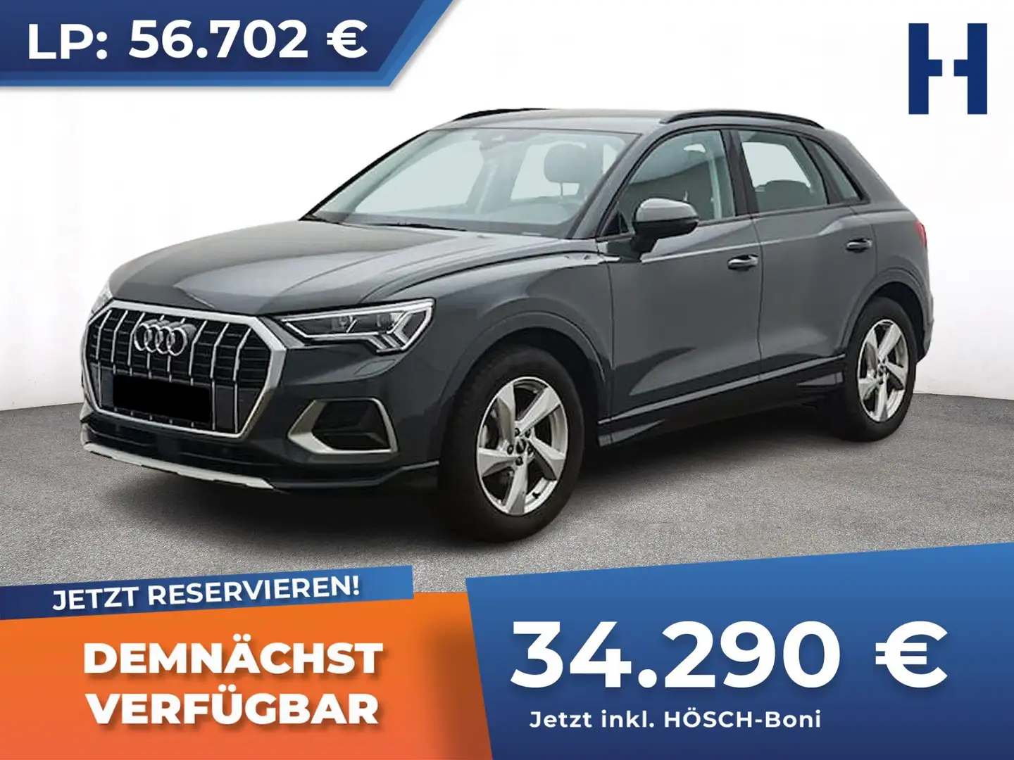 Audi Q3 35 TFSI advanced Aut. AHK STHZG ASSISTENZ KEYLESS Grau - 1