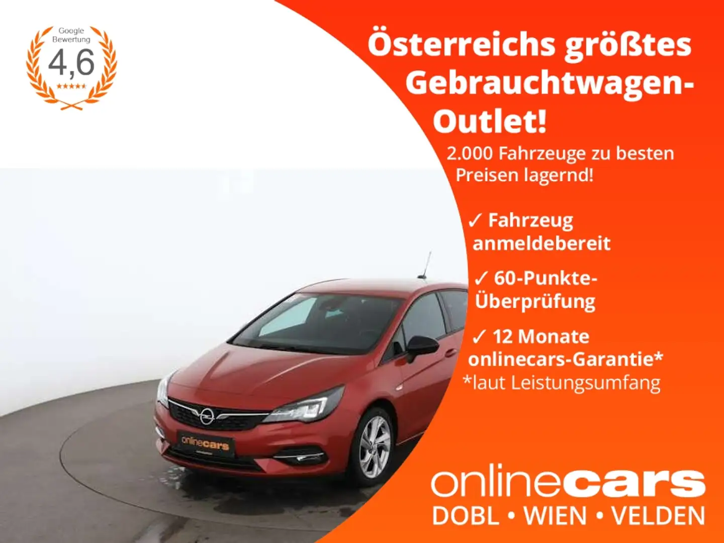 Opel Astra K 1.2 Turbo GS Line LED NAVI SITZHZG R-CAM Rot - 1