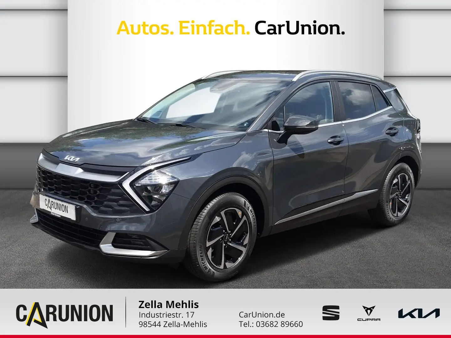 Kia Sportage 1.6T 180 AWD DCT *AHK*LED*NAVI*KAMERA* Grau - 1